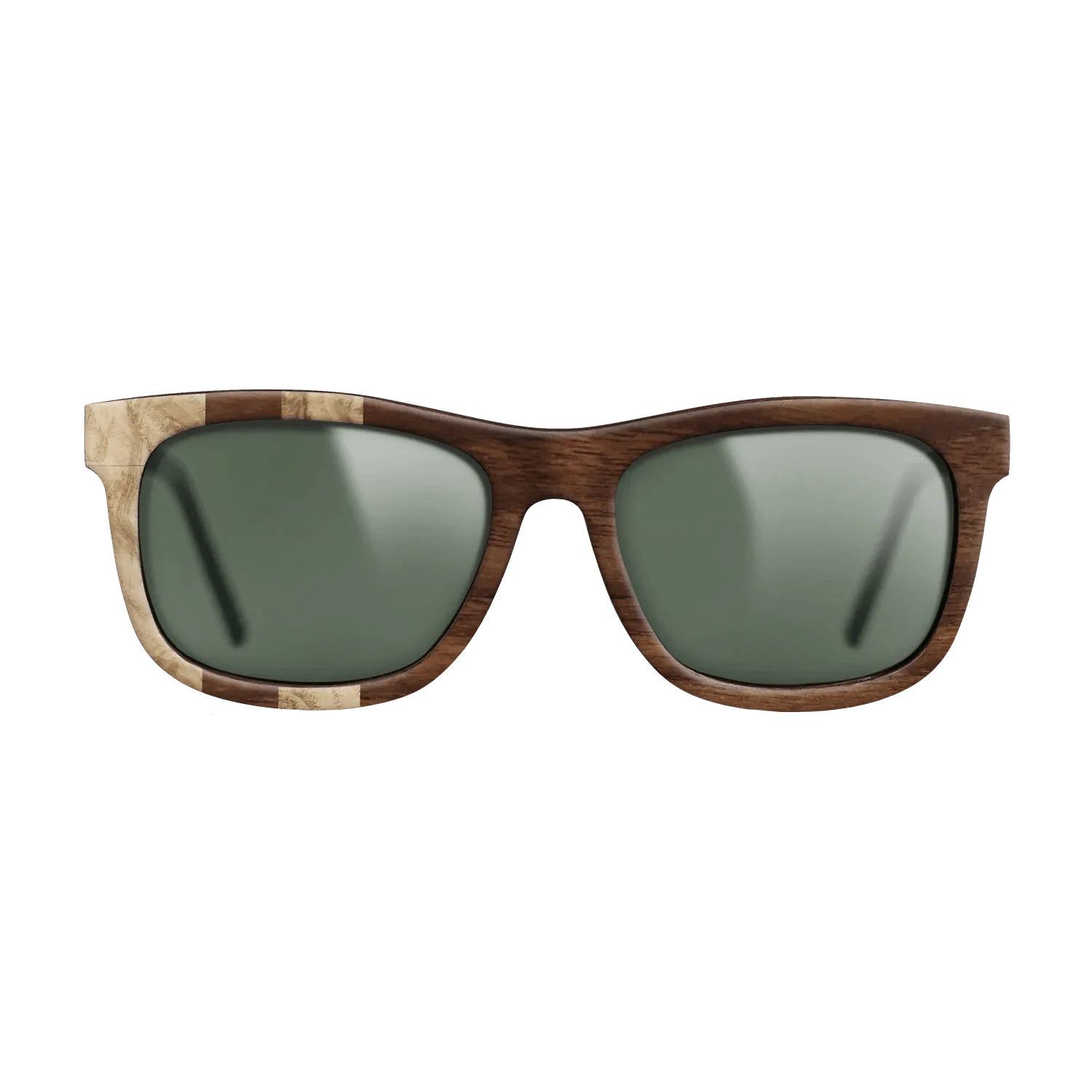 Olive Burl,Walnut Claro Dark: Splice - The Hero - Square - SIRIS wood optic