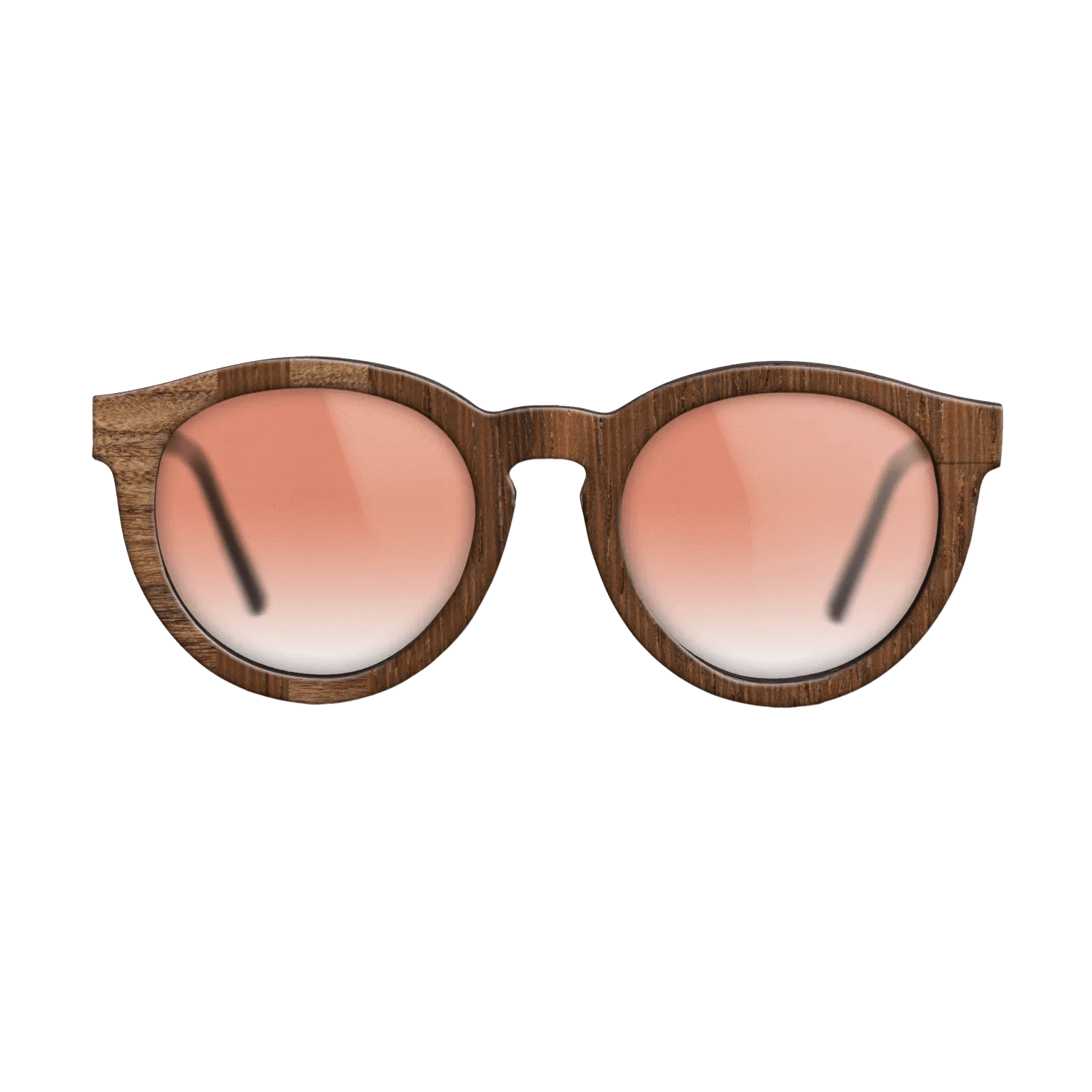 Wenge,Santos Rosewood Dark: Splice - The Rebel - Round - SIRIS wood optic