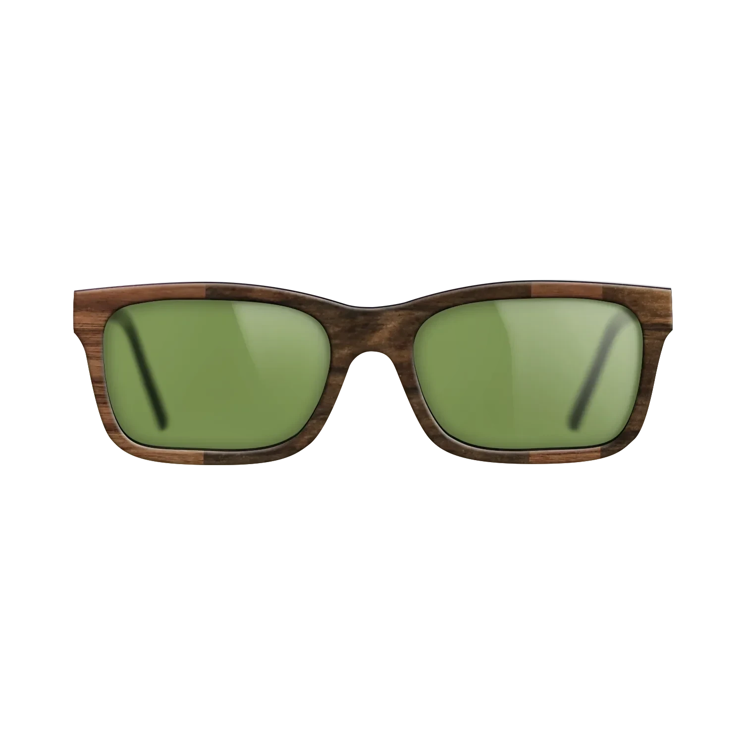 Walnut Claro Dark,Ziricote Dark Quartered: Splice - The Sage - Rectangle - 1605 - SIRIS wood optic