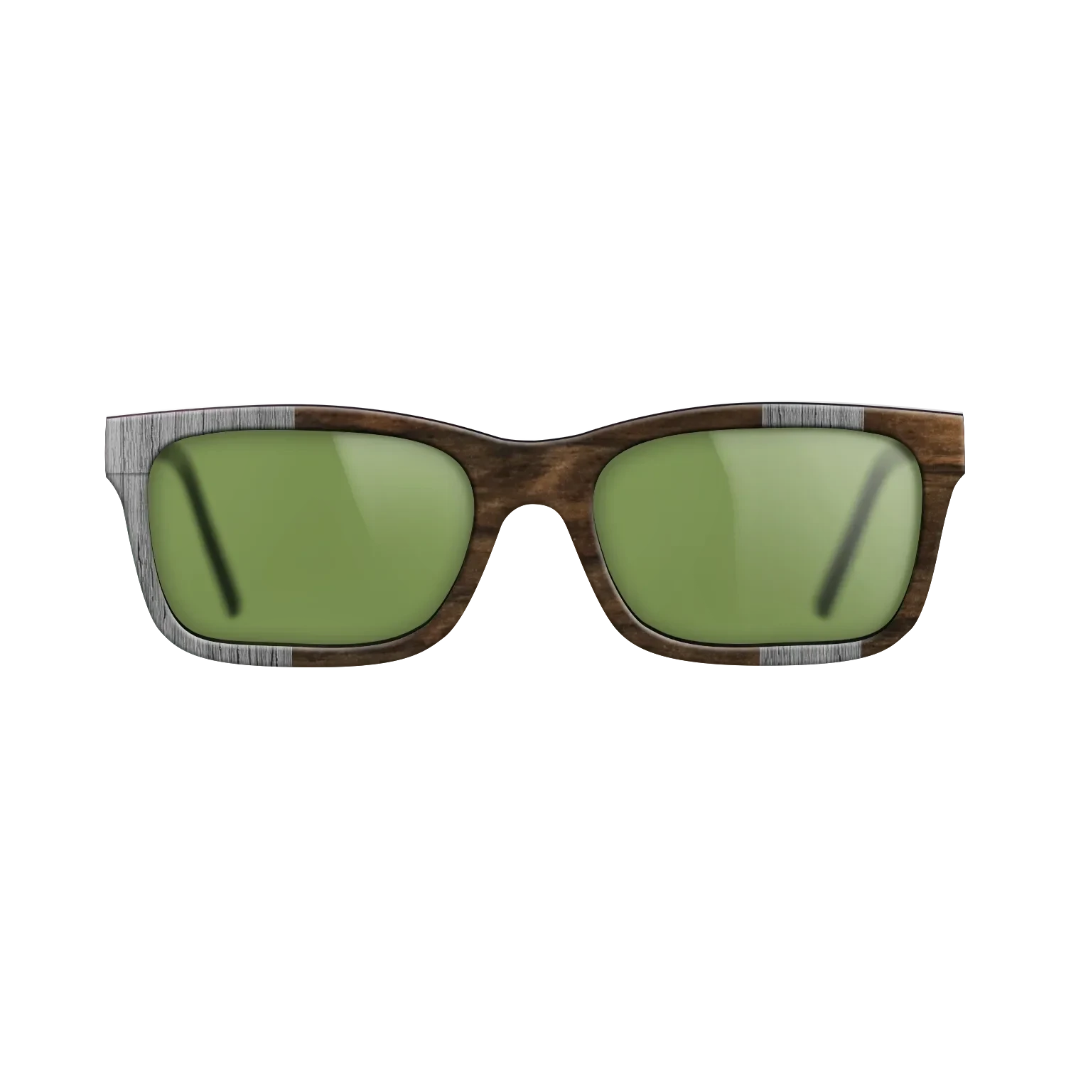 Poplar Dyed: Grey,Ziricote Dark Quartered: Splice - The Sage - Rectangle - 1722 - SIRIS wood optic