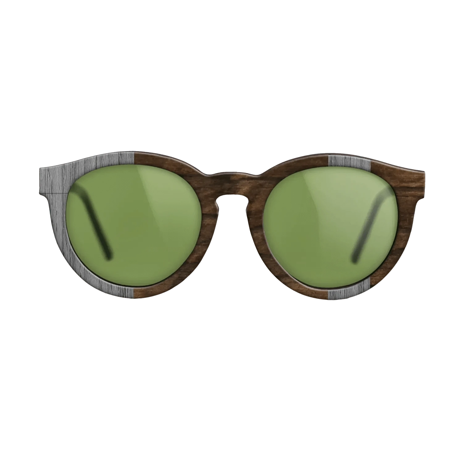 Poplar Dyed: Grey,Ziricote Dark Quartered: Splice - The Rebel - Round - 1722 - SIRIS wood optic