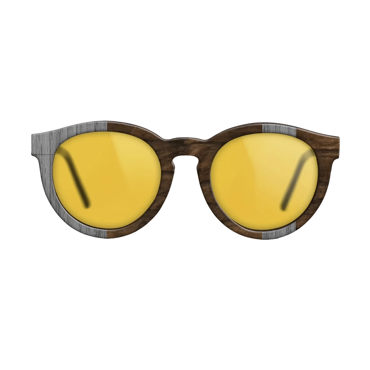 Poplar Dyed: Grey,Ziricote Dark Quartered: Splice - The Rebel - Round - 1722 - SIRIS wood optic