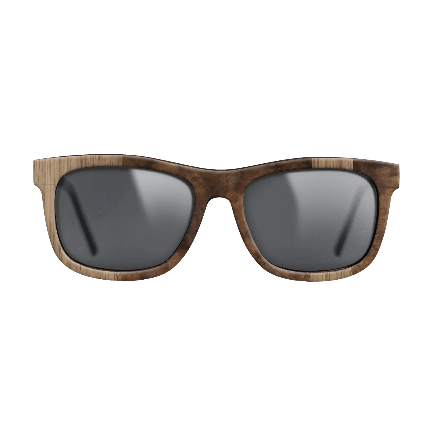 Walnut: Straight Grain,Walnut Burl: Splice - The Hero - Square - 730 - SIRIS wood optic