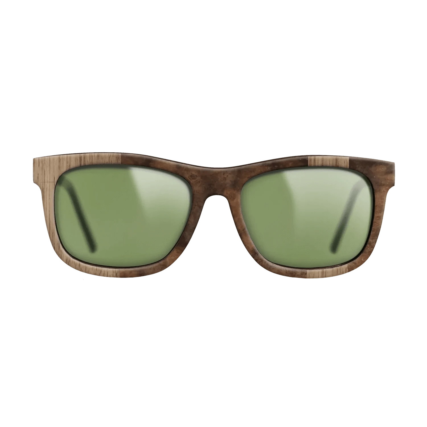 Walnut: Straight Grain,Walnut Burl: Splice - The Hero - Square - 730 - SIRIS wood optic