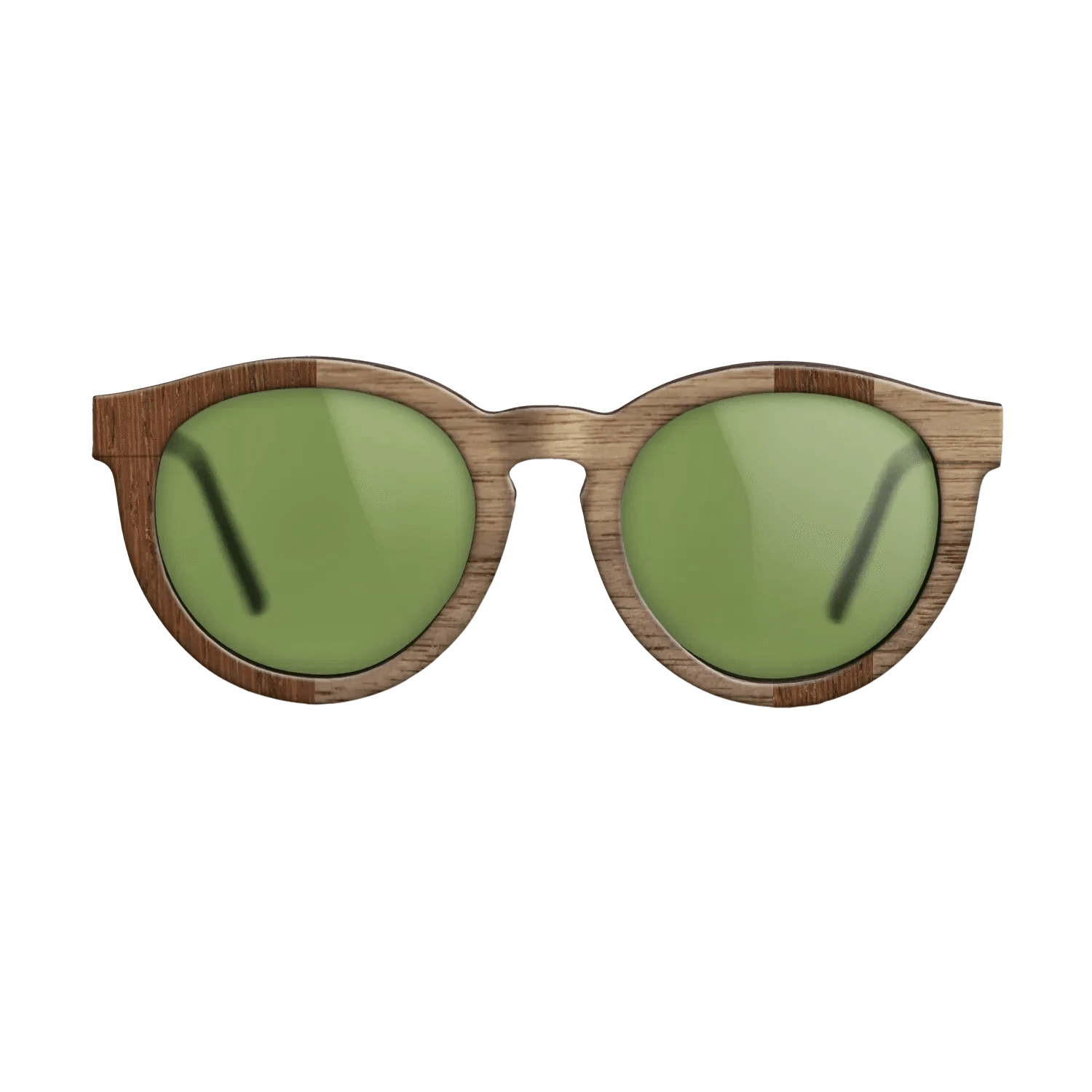 Wenge,Walnut: Straight Grain: Splice - The Rebel - Round - SIRIS wood optic