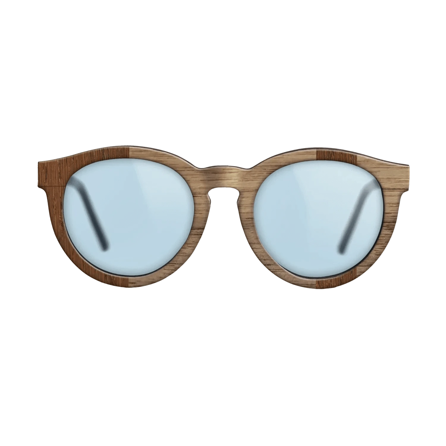 Wenge,Walnut: Straight Grain: Splice - The Rebel - Round - SIRIS wood optic