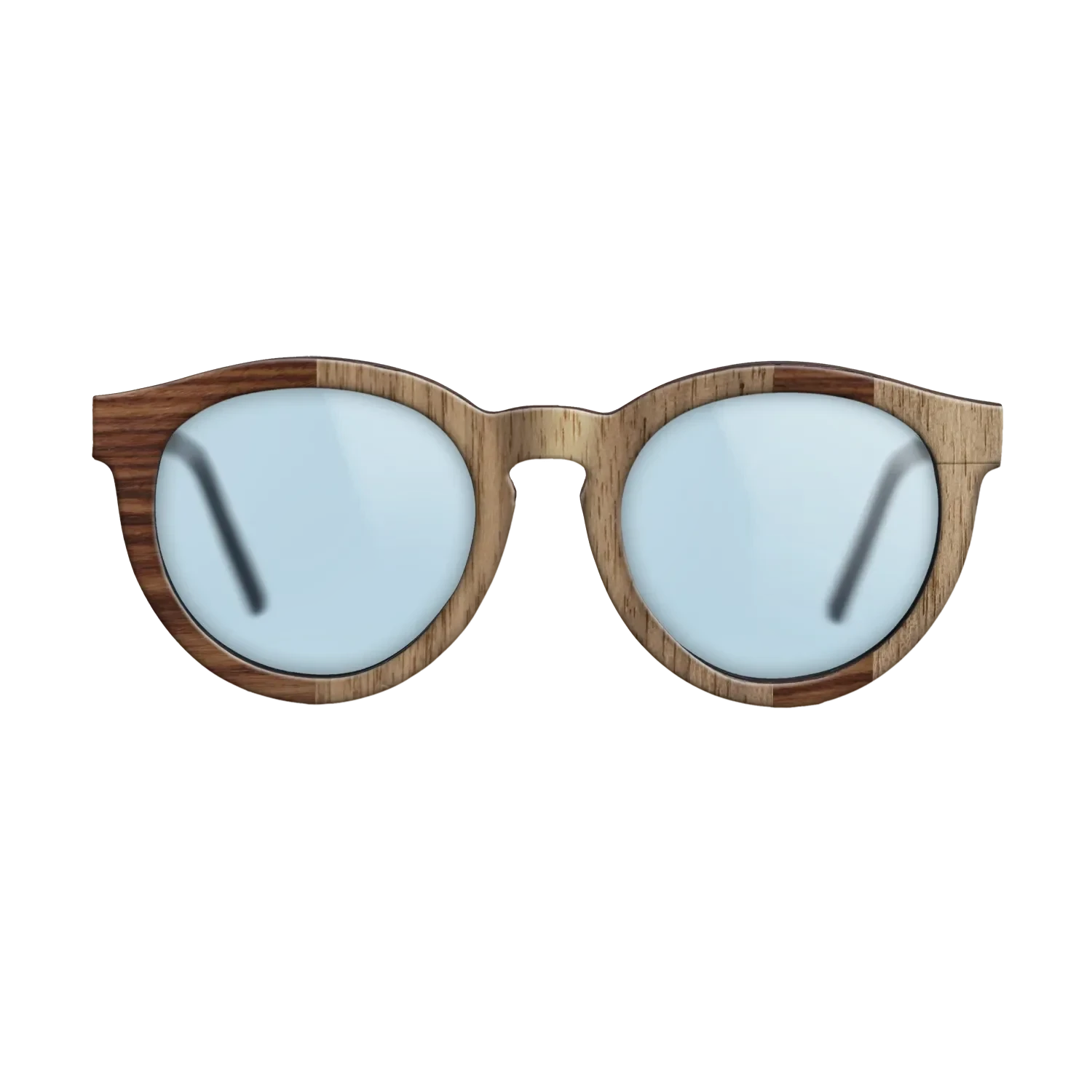Rosewood Reconstituted,Walnut: Straight Grain: Splice - The Rebel - Round - 2004 - SIRIS wood optic