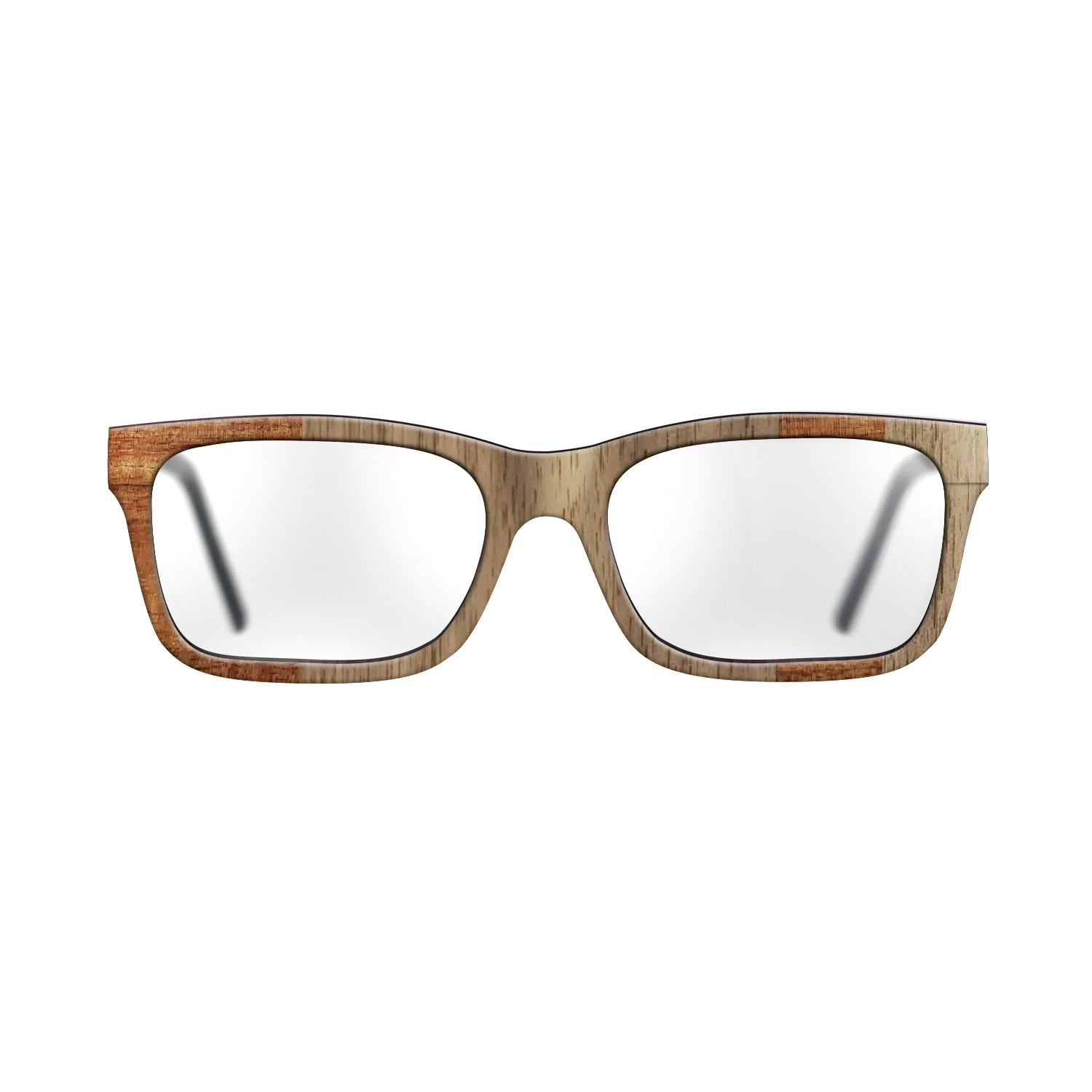 Koa,Walnut: Straight Grain: Splice - The Sage - Rectangle - SIRIS wood optic