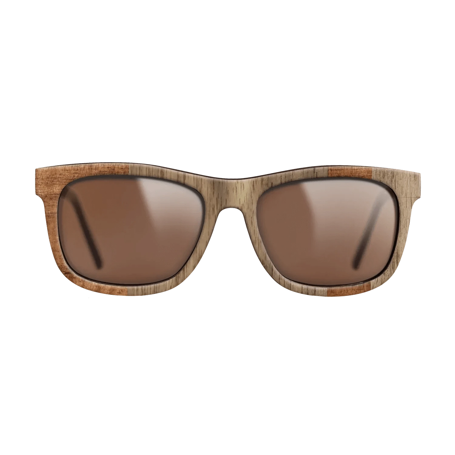 Koa,Walnut: Straight Grain: Splice - The Hero - Square - SIRIS wood optic