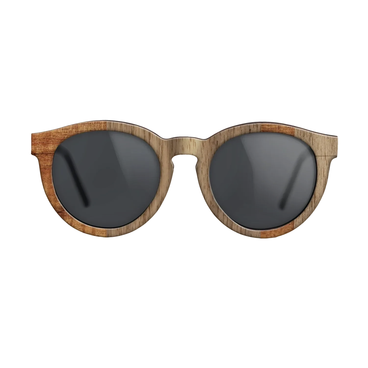 Koa,Walnut: Straight Grain: Splice - The Rebel - Round - SIRIS wood optic