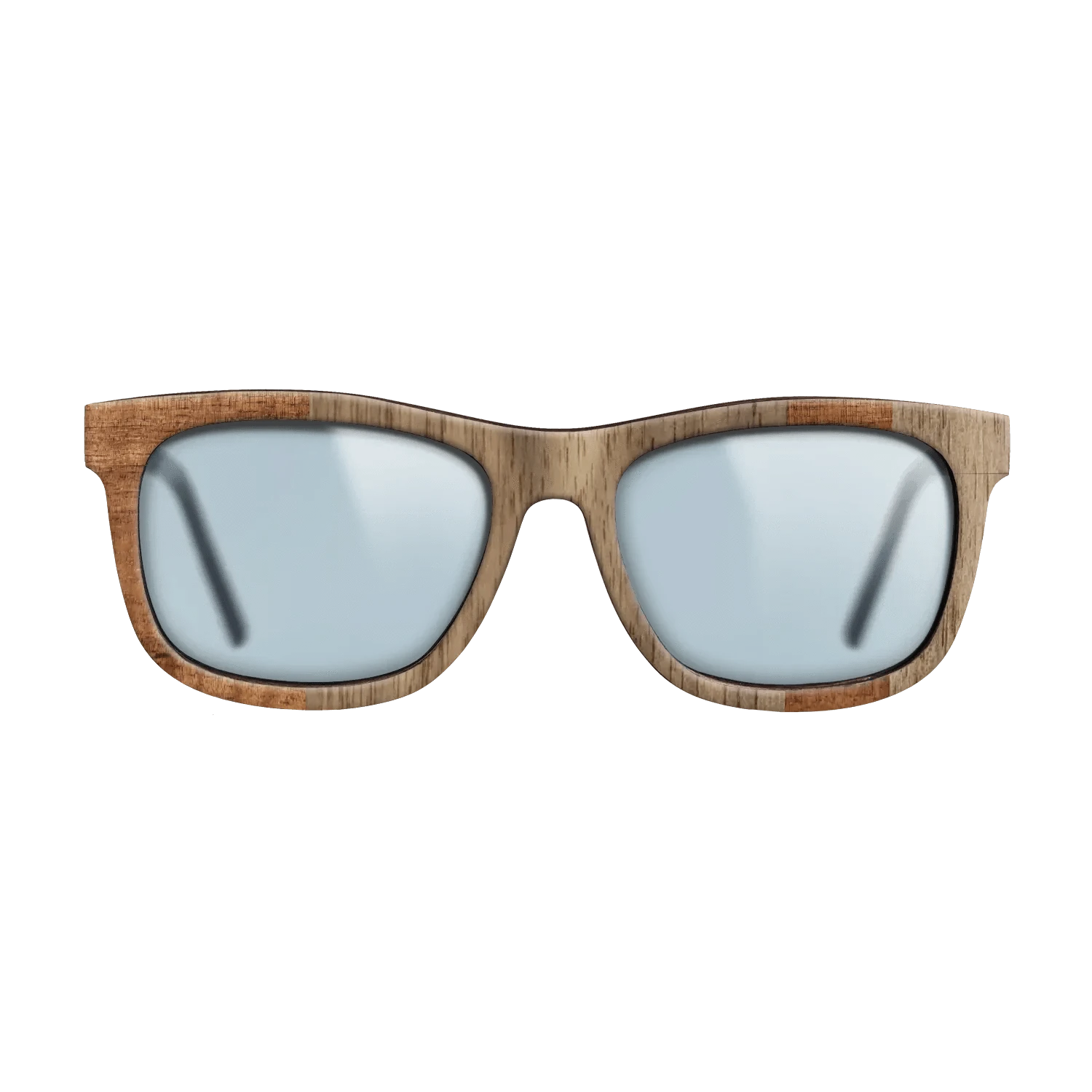 Koa,Walnut: Straight Grain: Splice - The Hero - Square - SIRIS wood optic