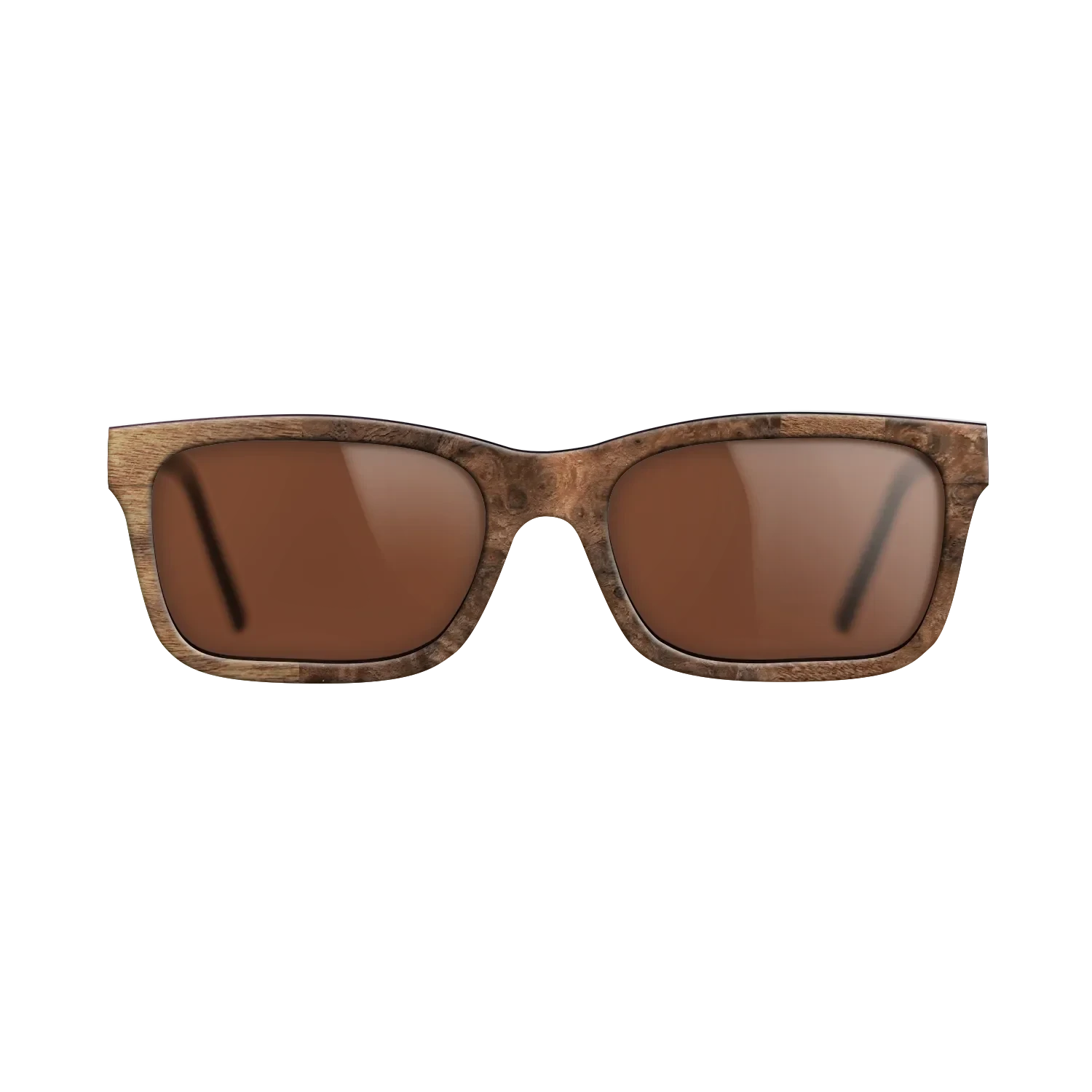 Walnut Claro Dark,Walnut Burl: Splice - The Sage - Rectangle - SIRIS wood optic
