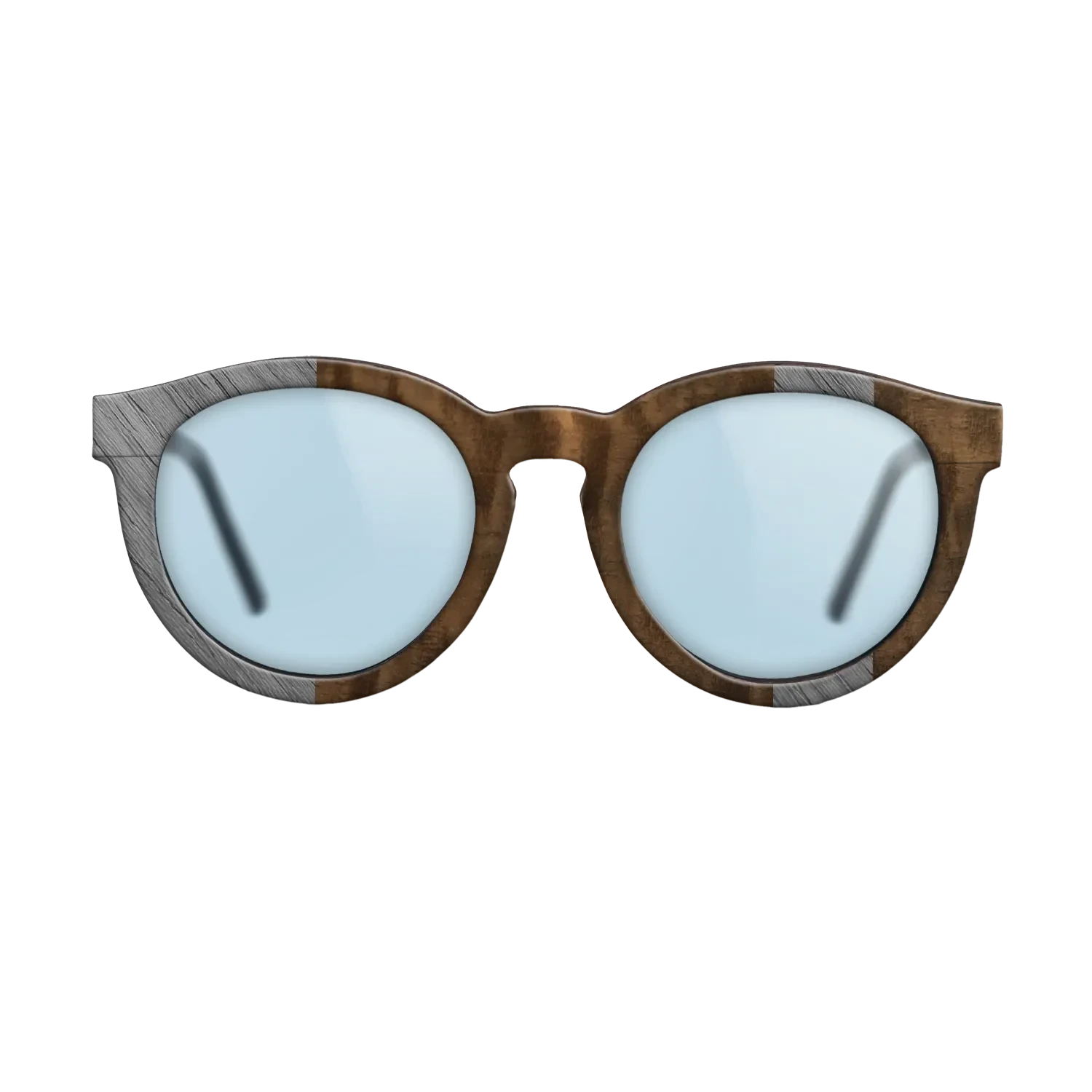 Poplar Dyed: Grey,Fumed Eucalyptus: Splice - The Rebel - Round - SIRIS wood optic