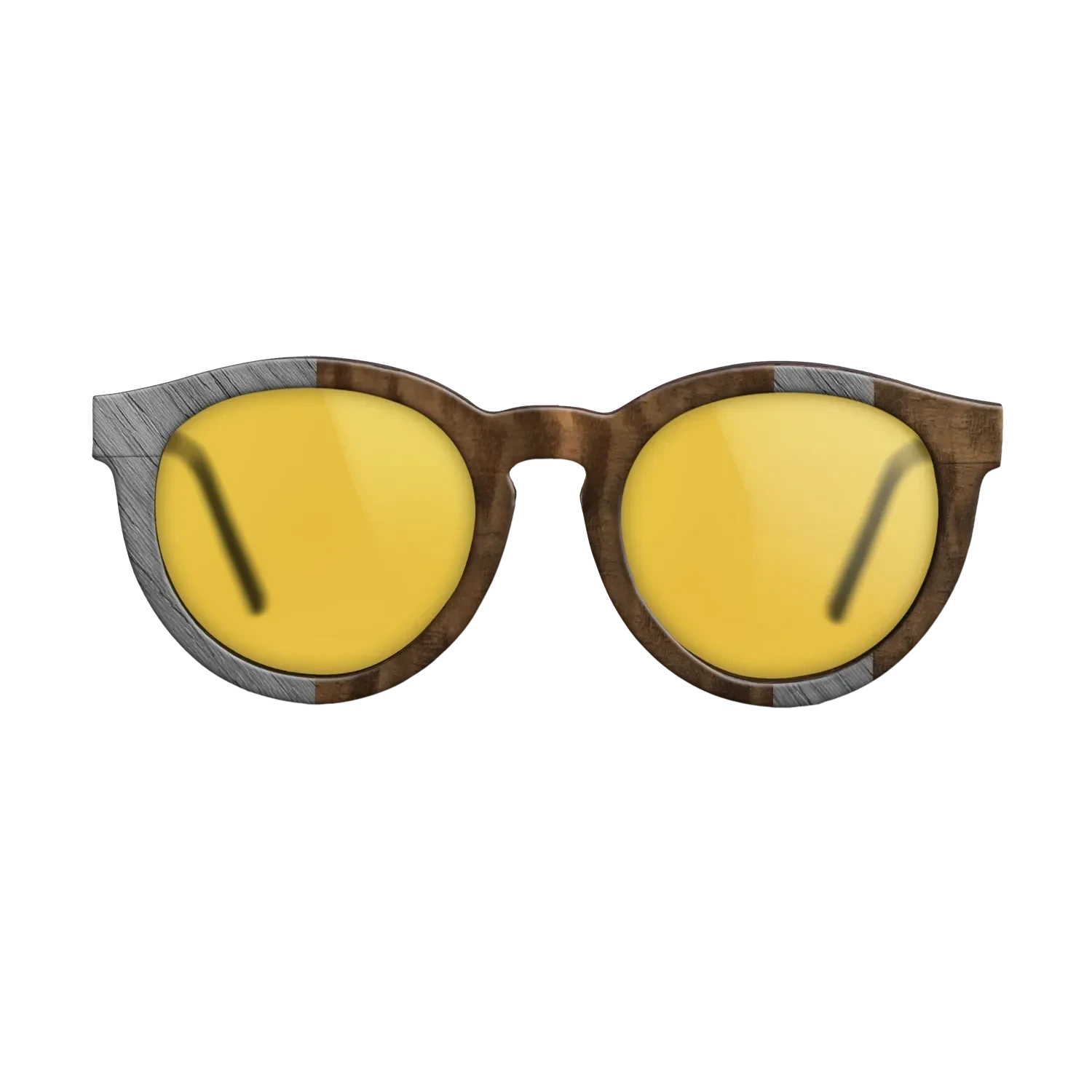 Poplar Dyed: Grey,Fumed Eucalyptus: Splice - The Rebel - Round - SIRIS wood optic