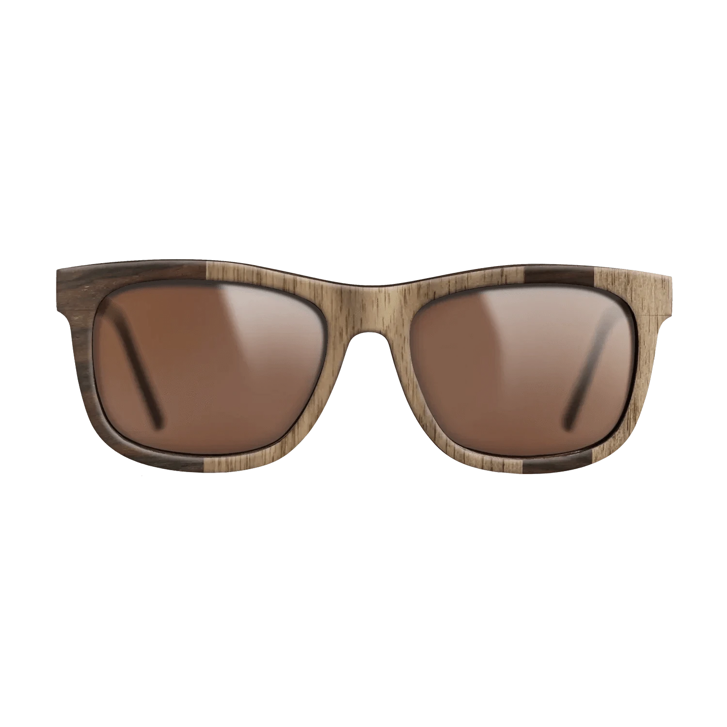 Ziricote Dark Quartered,Walnut: Straight Grain: Splice - The Hero - Square - 1249 - SIRIS wood optic