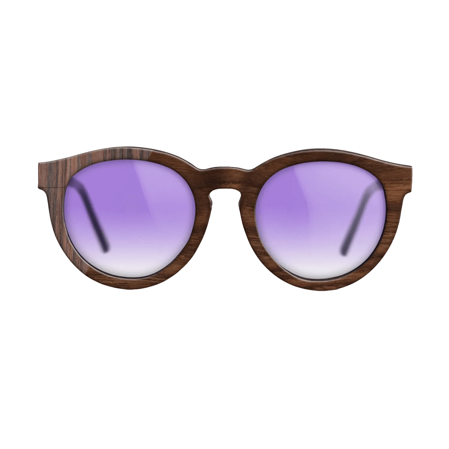 Walnut Claro Dark,Rosewood Reconstituted: Binary - The Rebel - Round - SIRIS wood optic