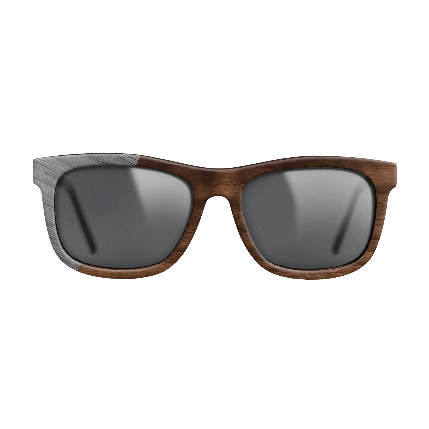 Walnut Claro Dark,Poplar Dyed: Grey: Binary - The Hero - Square - SIRIS wood optic