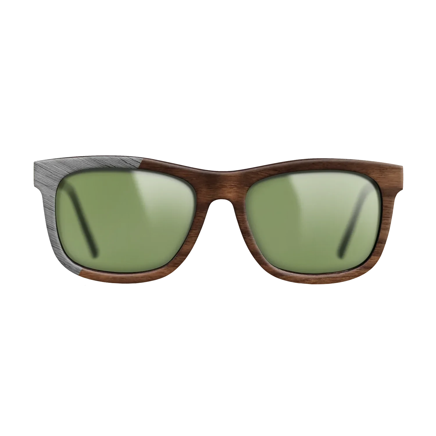 Walnut Claro Dark,Poplar Dyed: Grey: Binary - The Hero - Square - SIRIS wood optic