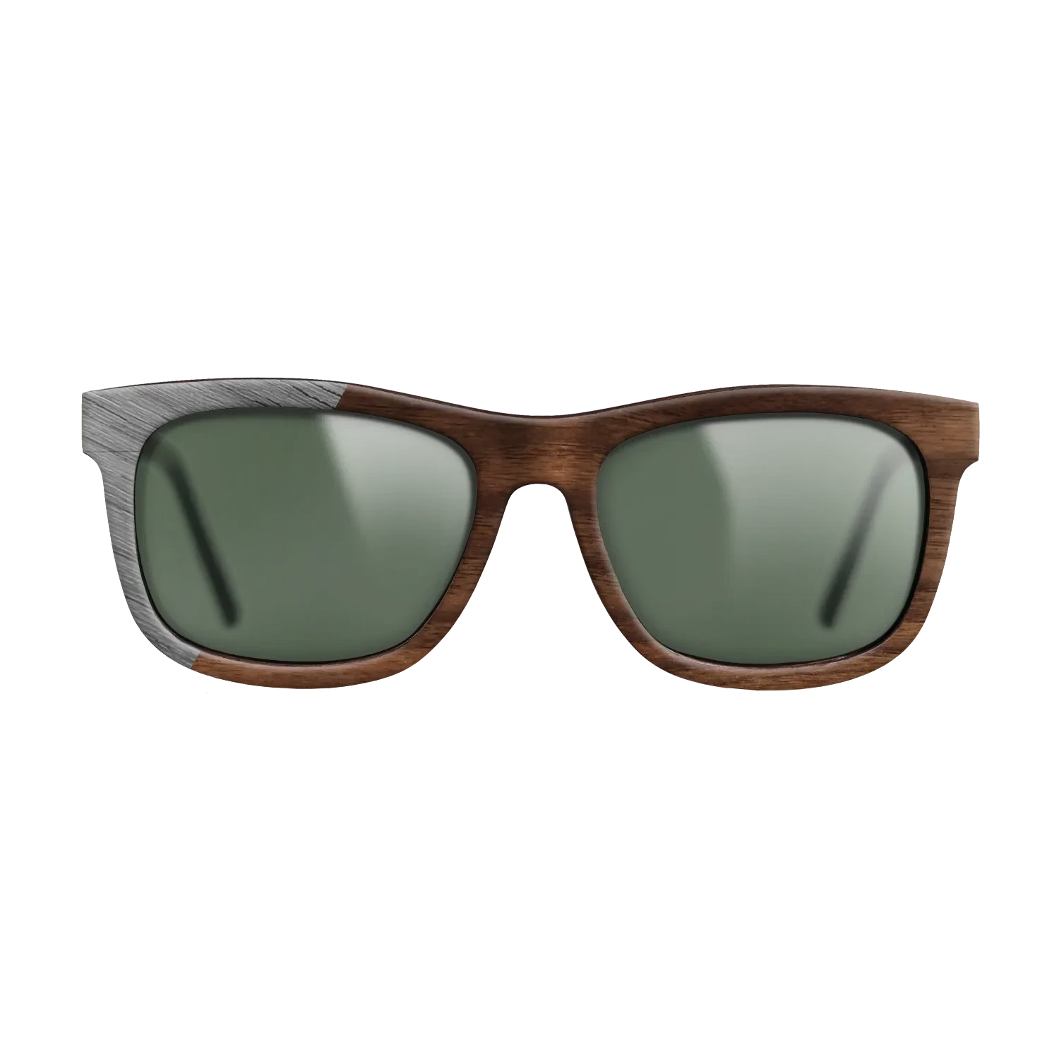 Walnut Claro Dark,Poplar Dyed: Grey: Binary - The Hero - Square - SIRIS wood optic