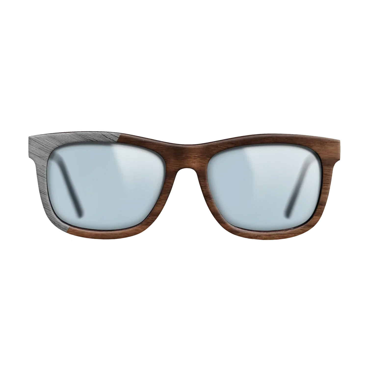 Walnut Claro Dark,Poplar Dyed: Grey: Binary - The Hero - Square - SIRIS wood optic