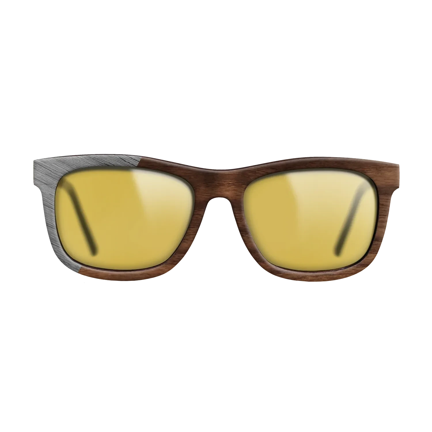 Walnut Claro Dark,Poplar Dyed: Grey: Binary - The Hero - Square - SIRIS wood optic