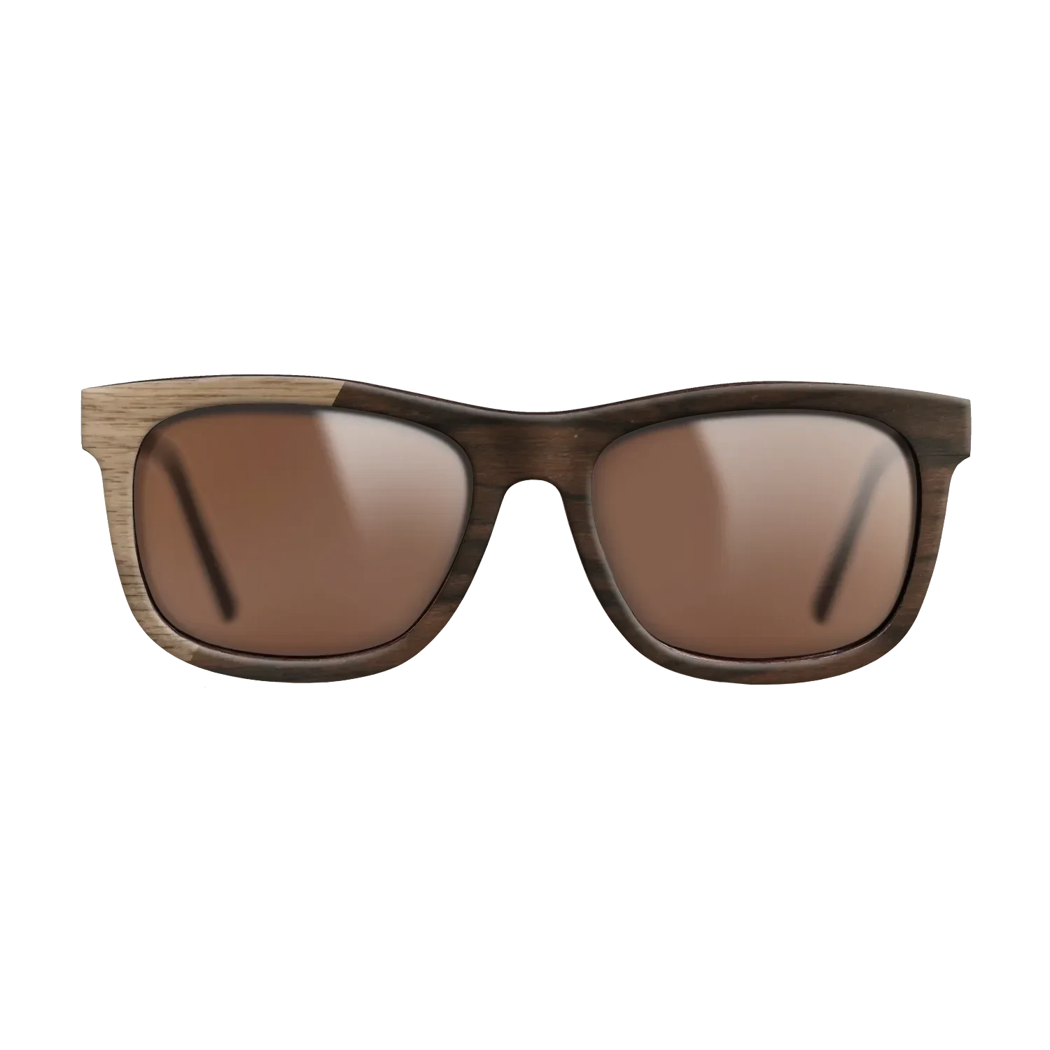 Walnut: Straight Grain,Ziricote Dark Quartered: Binary - The Hero - Square - SIRIS wood optic