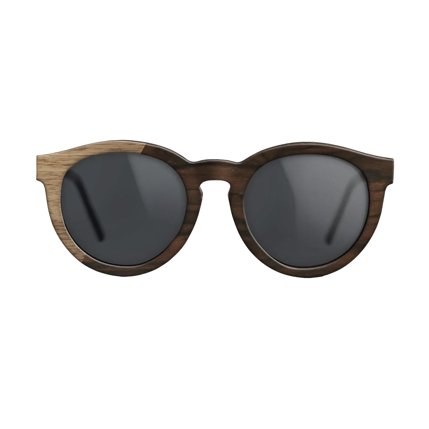 Walnut: Straight Grain,Ziricote Dark Quartered: Binary - The Rebel - Round - SIRIS wood optic
