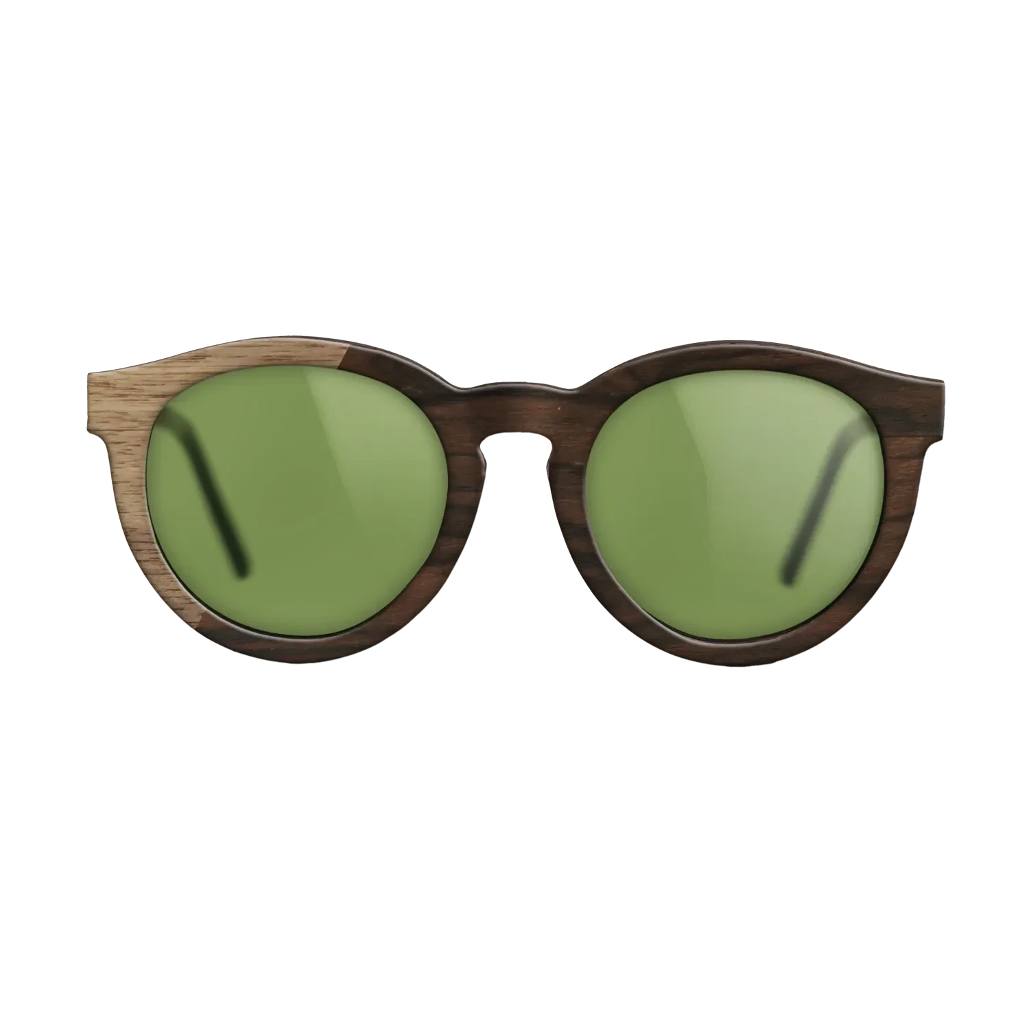 Walnut: Straight Grain,Ziricote Dark Quartered: Binary - The Rebel - Round - SIRIS wood optic