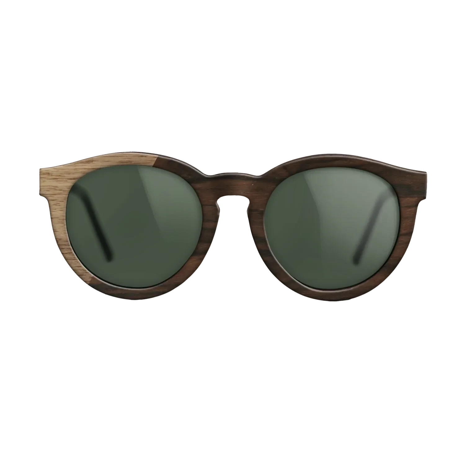 Walnut: Straight Grain,Ziricote Dark Quartered: Binary - The Rebel - Round - SIRIS wood optic