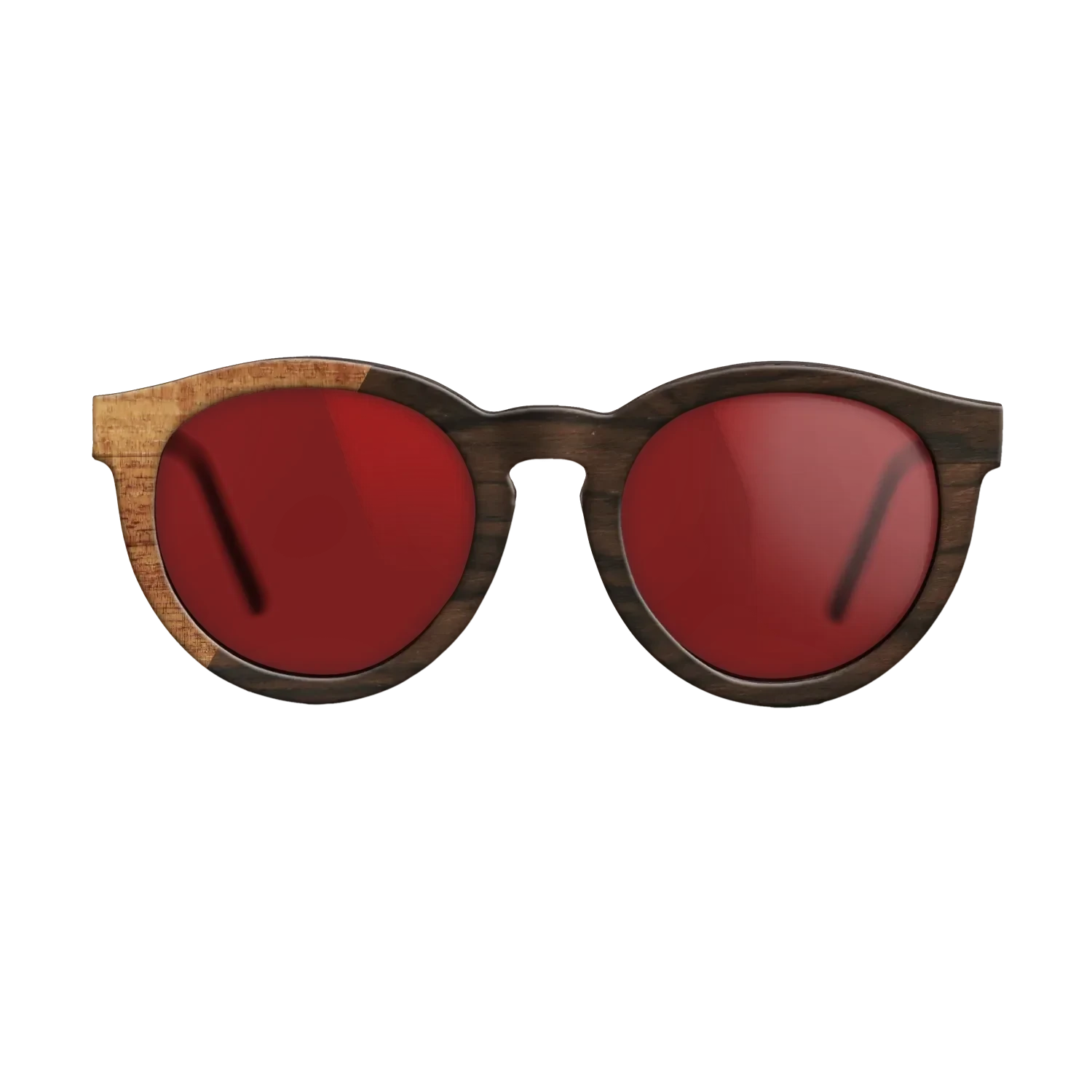 Ziricote Dark Quartered,Koa: Binary - The Rebel - Round - SIRIS wood optic