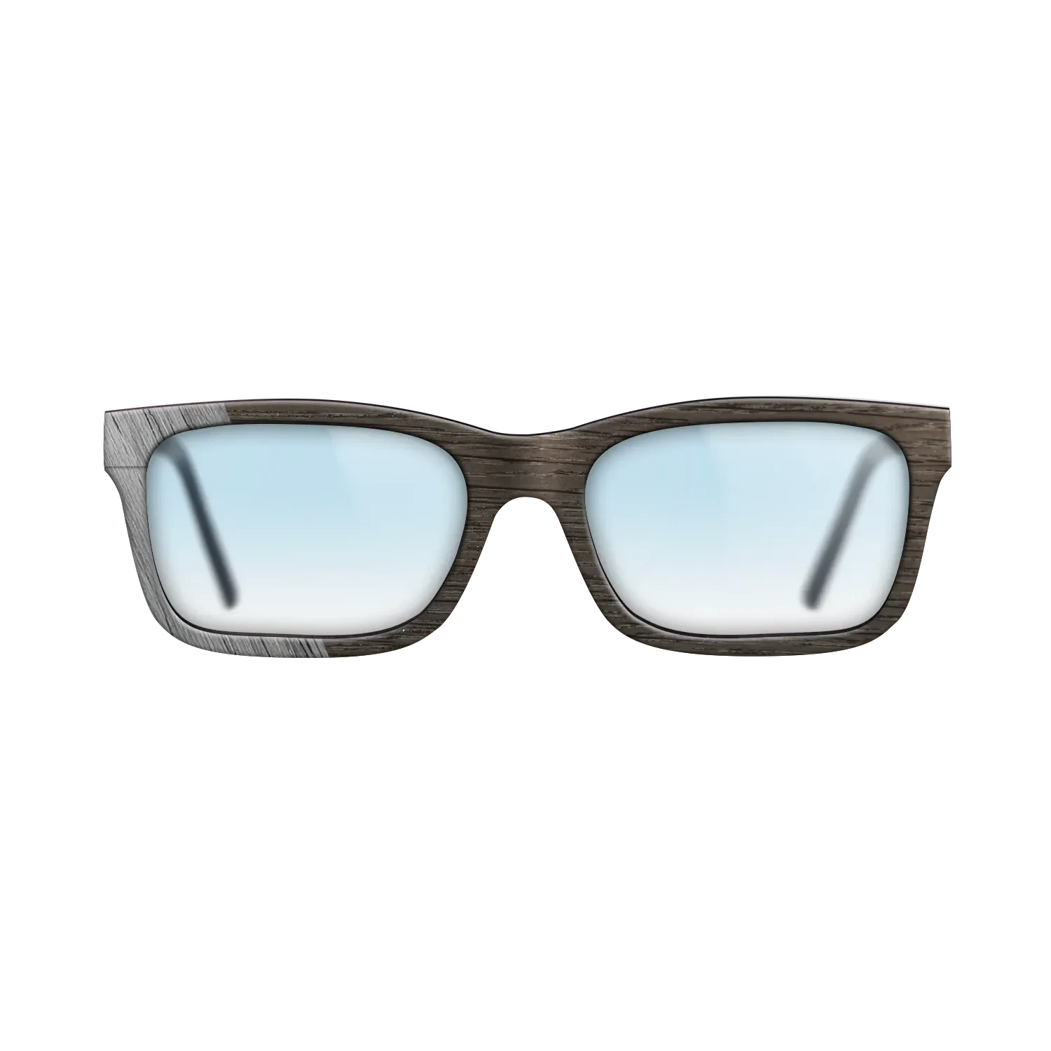 Poplar Dyed: Grey,Fumed Oak: Bauhaus - The Sage - Rectangle - SIRIS wood optic