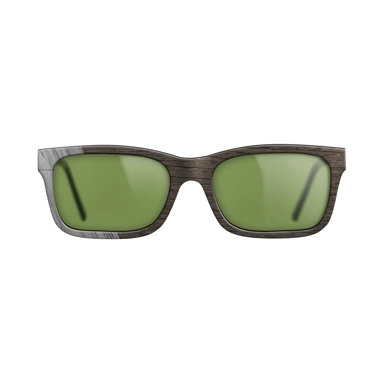 Poplar Dyed: Grey,Fumed Oak: Bauhaus - The Sage - Rectangle - SIRIS wood optic