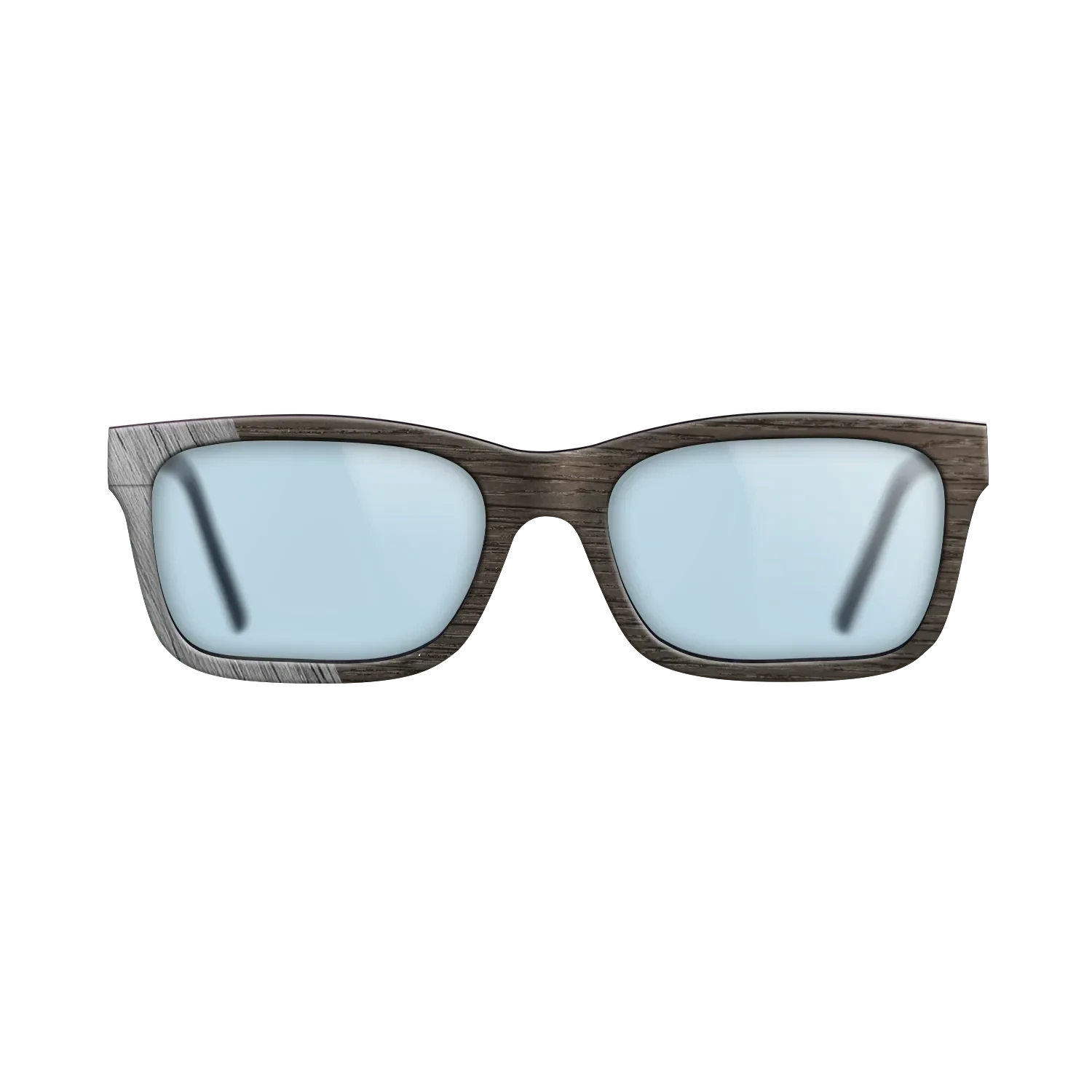 Poplar Dyed: Grey,Fumed Oak: Bauhaus - The Sage - Rectangle - SIRIS wood optic
