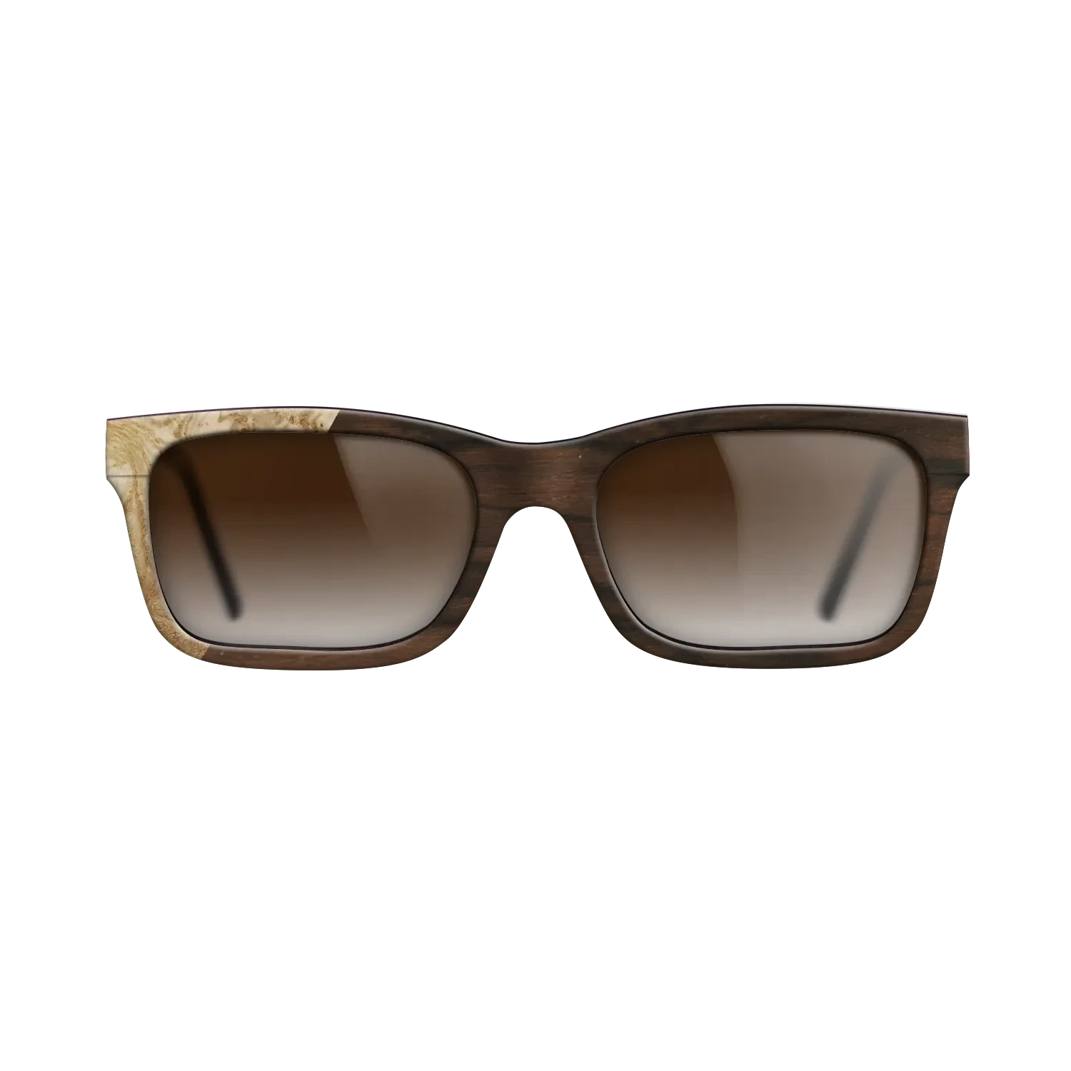 Ziricote Dark Quartered,Olive Burl: Binary - The Sage - Rectangle - SIRIS wood optic