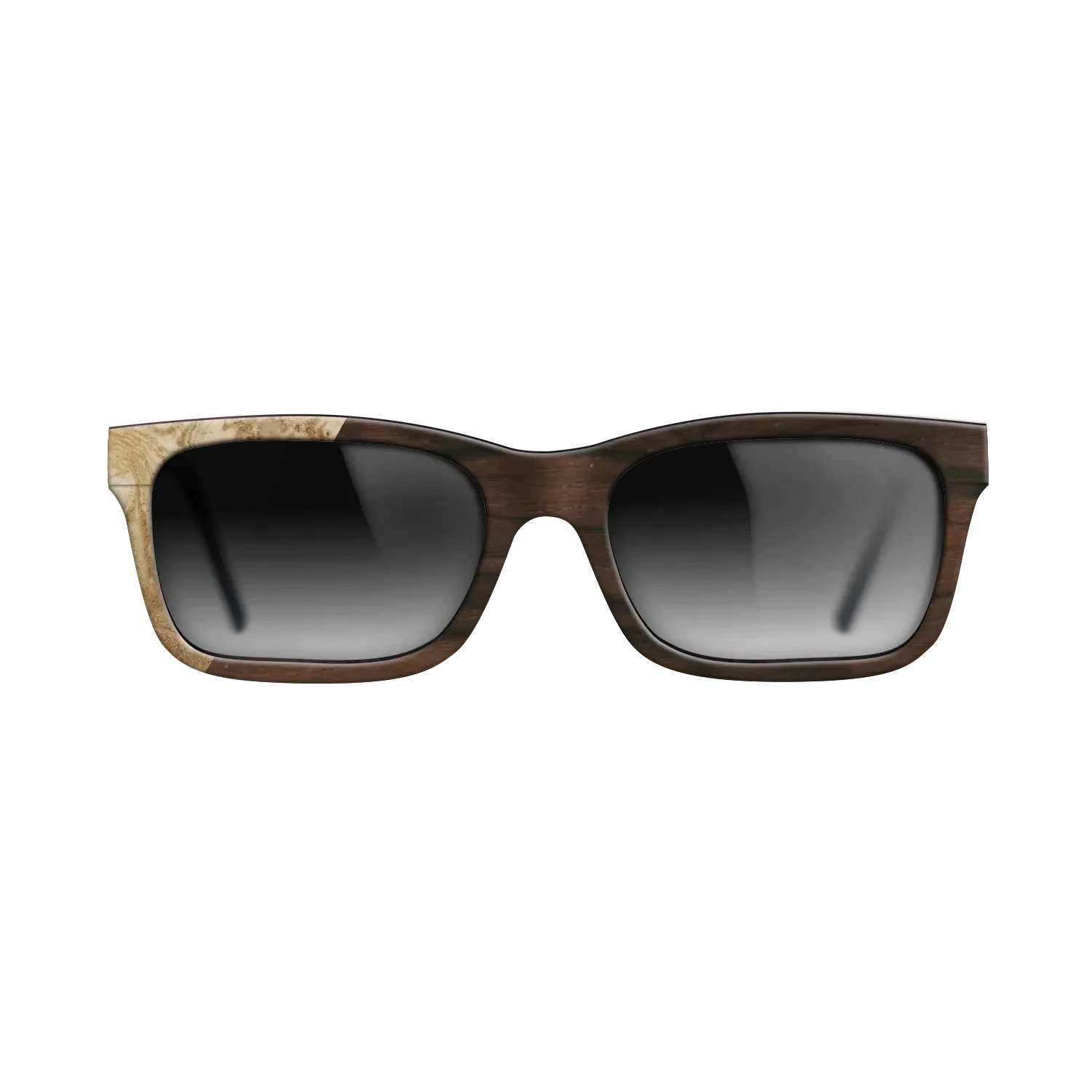 Ziricote Dark Quartered,Olive Burl: Binary - The Sage - Rectangle - SIRIS wood optic