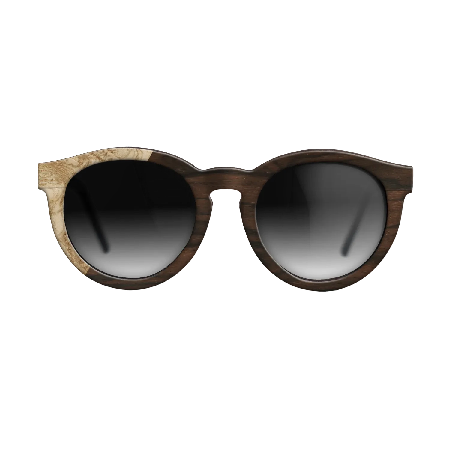 Ziricote Dark Quartered,Olive Burl: Binary - The Rebel - Round - SIRIS wood optic