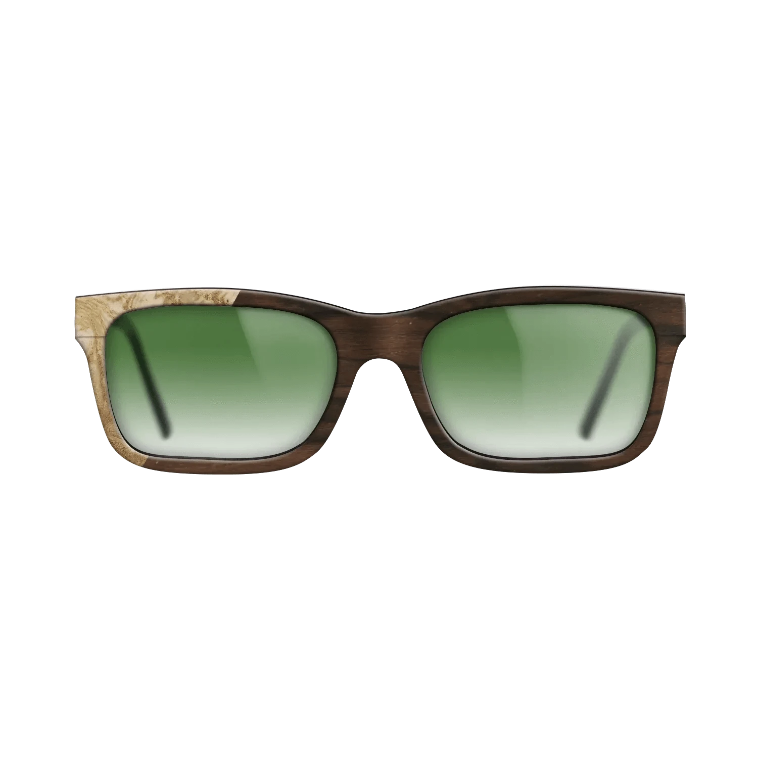 Ziricote Dark Quartered,Olive Burl: Binary - The Sage - Rectangle - SIRIS wood optic