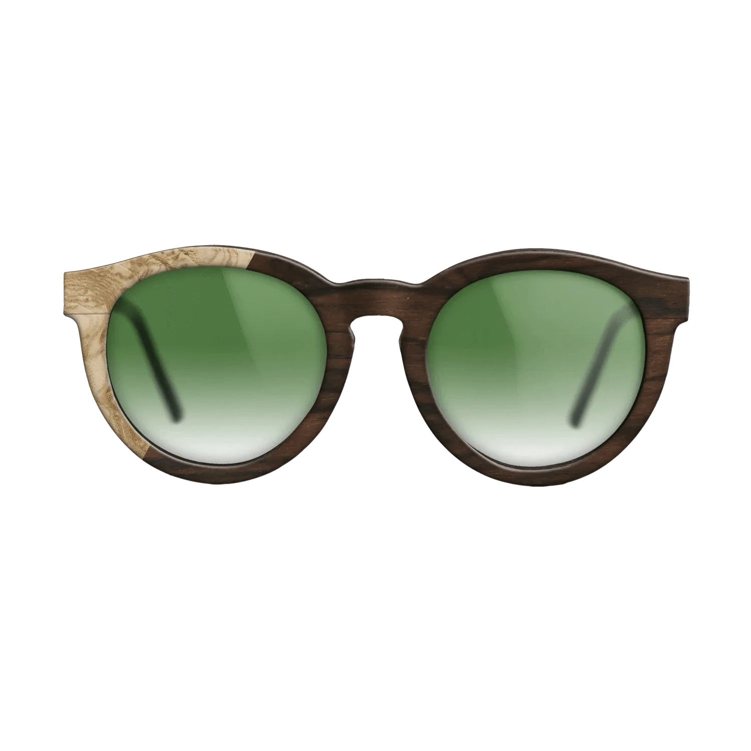 Ziricote Dark Quartered,Olive Burl: Binary - The Rebel - Round - SIRIS wood optic
