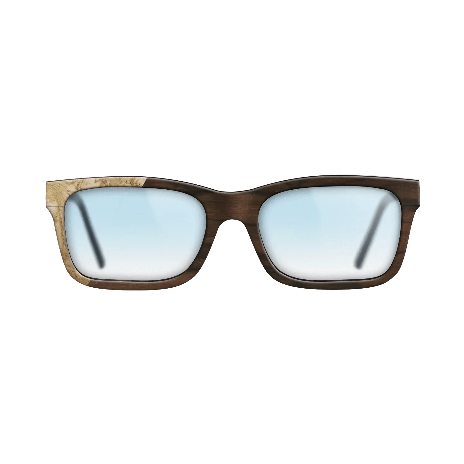 Ziricote Dark Quartered,Olive Burl: Binary - The Sage - Rectangle - SIRIS wood optic