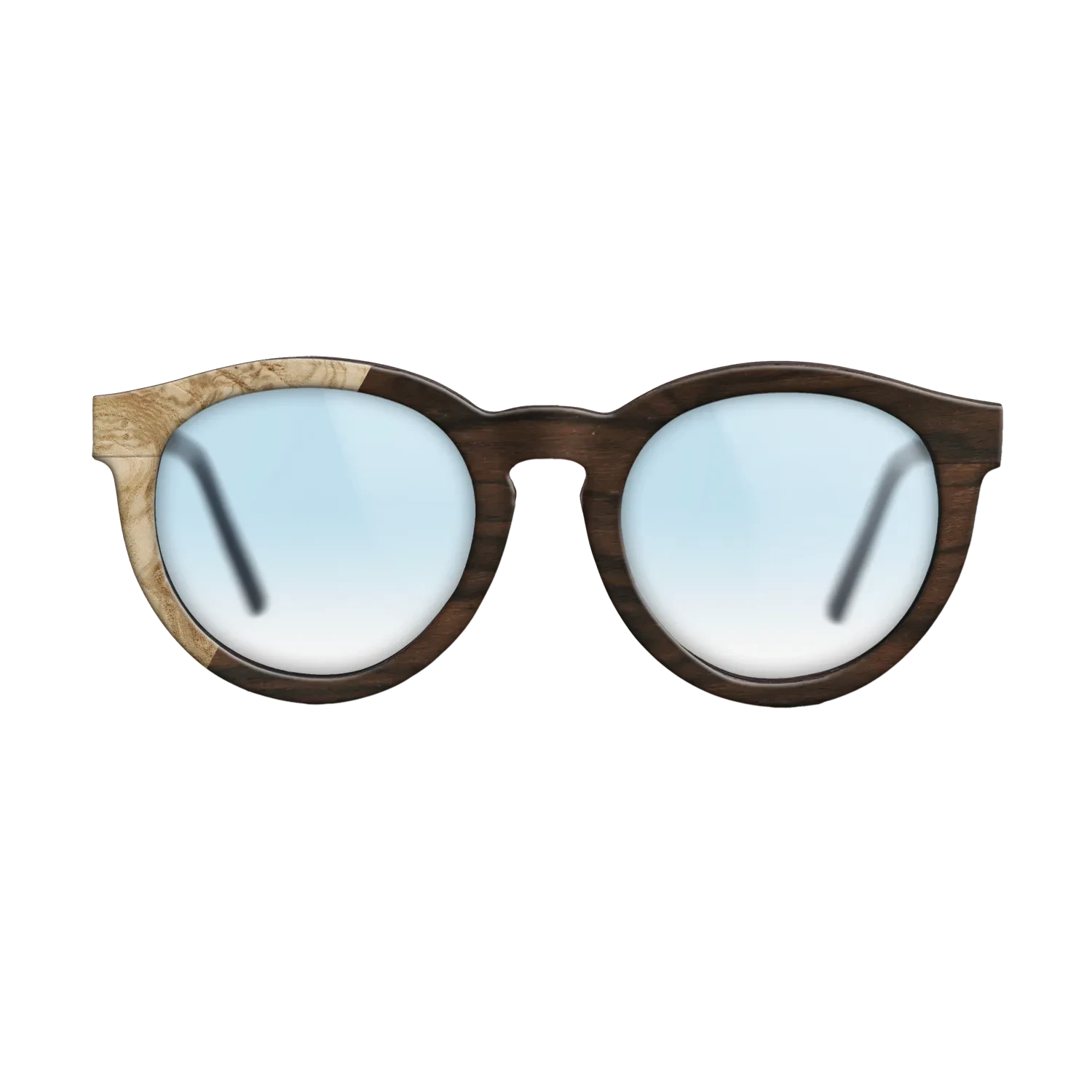Ziricote Dark Quartered,Olive Burl: Binary - The Rebel - Round - SIRIS wood optic