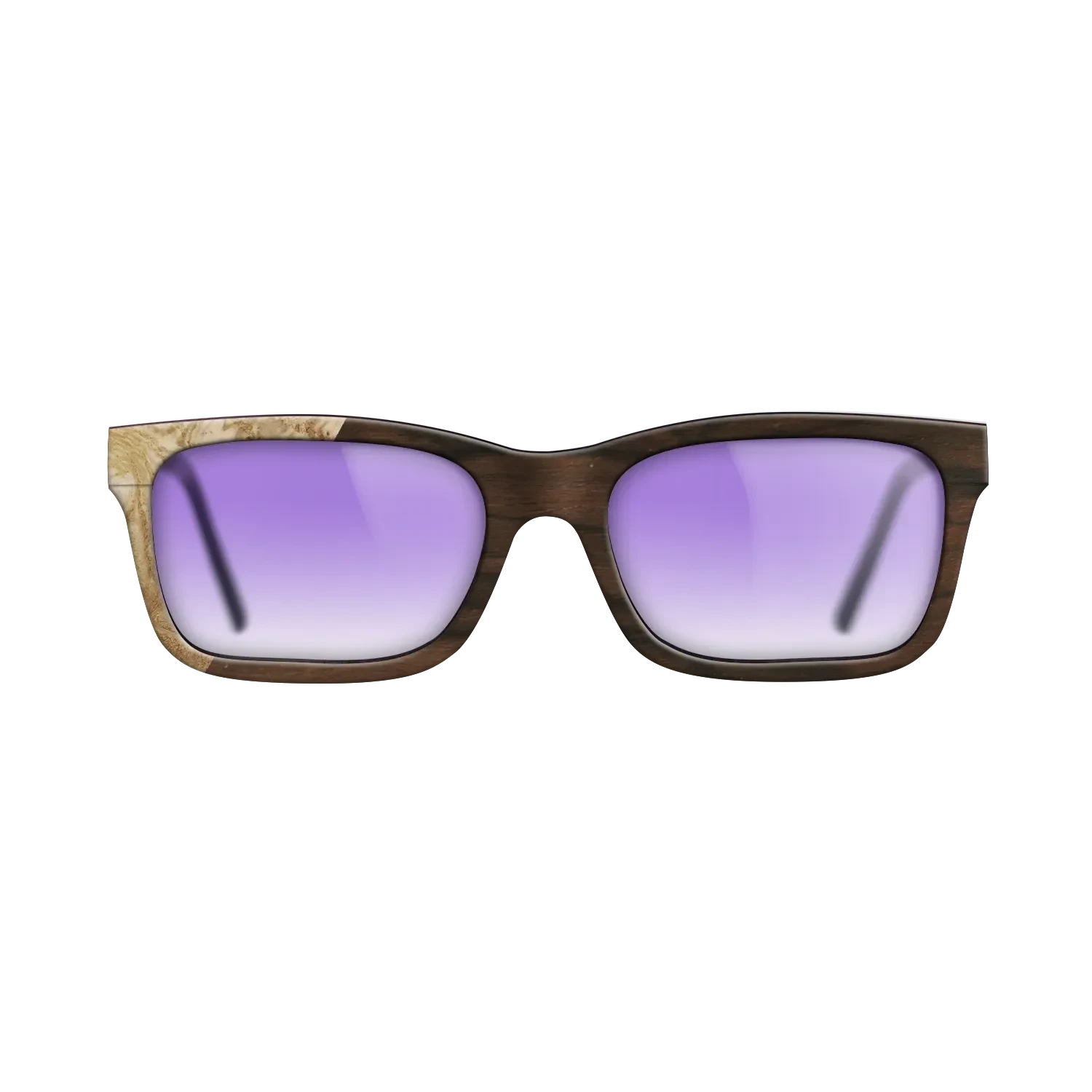 Ziricote Dark Quartered,Olive Burl: Binary - The Sage - Rectangle - SIRIS wood optic