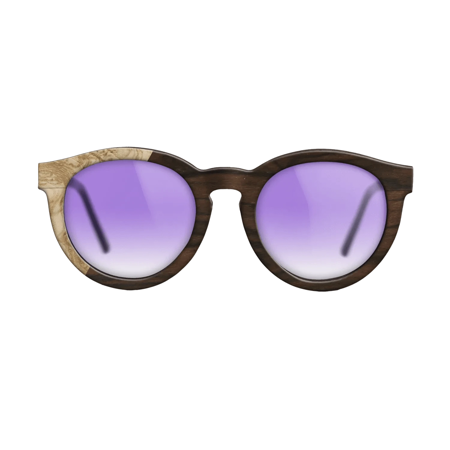 Ziricote Dark Quartered,Olive Burl: Binary - The Rebel - Round - SIRIS wood optic