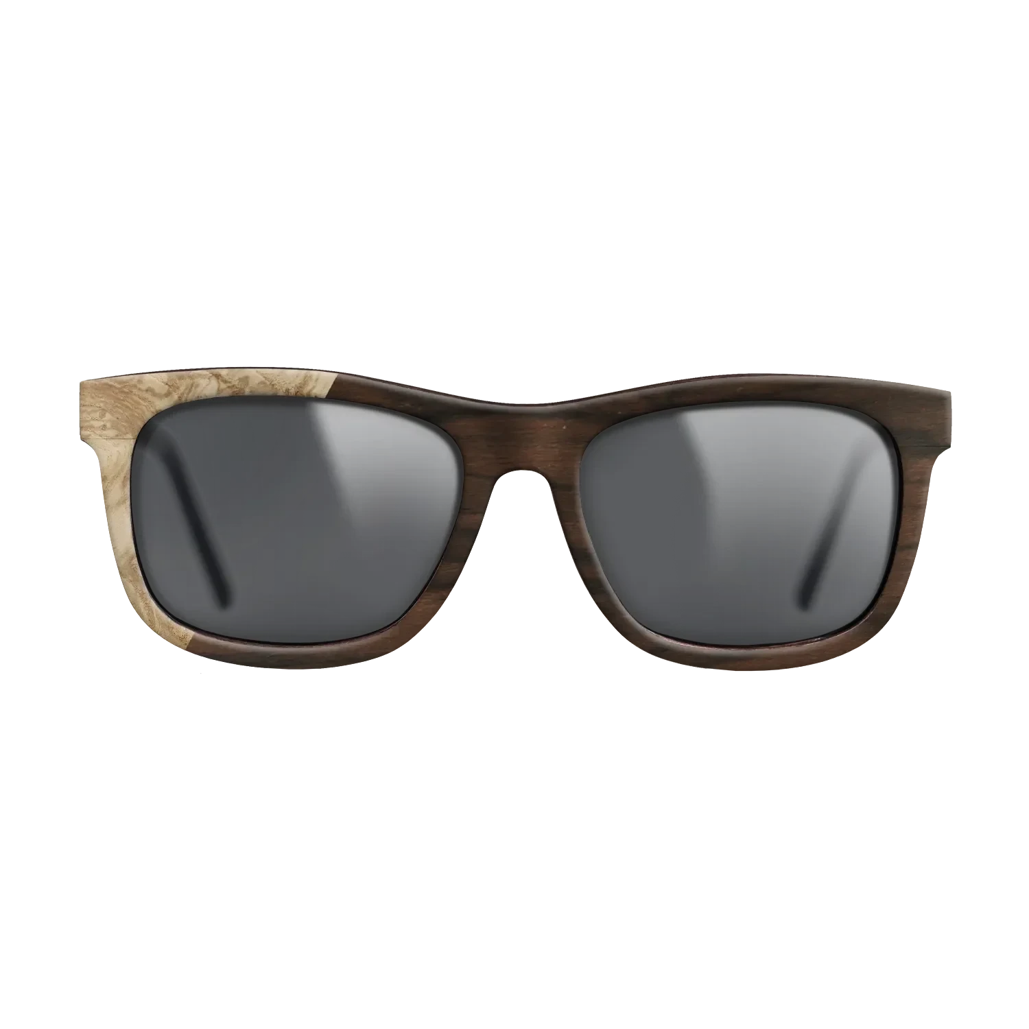 Ziricote Dark Quartered,Olive Burl: Binary - The Hero - Square - SIRIS wood optic