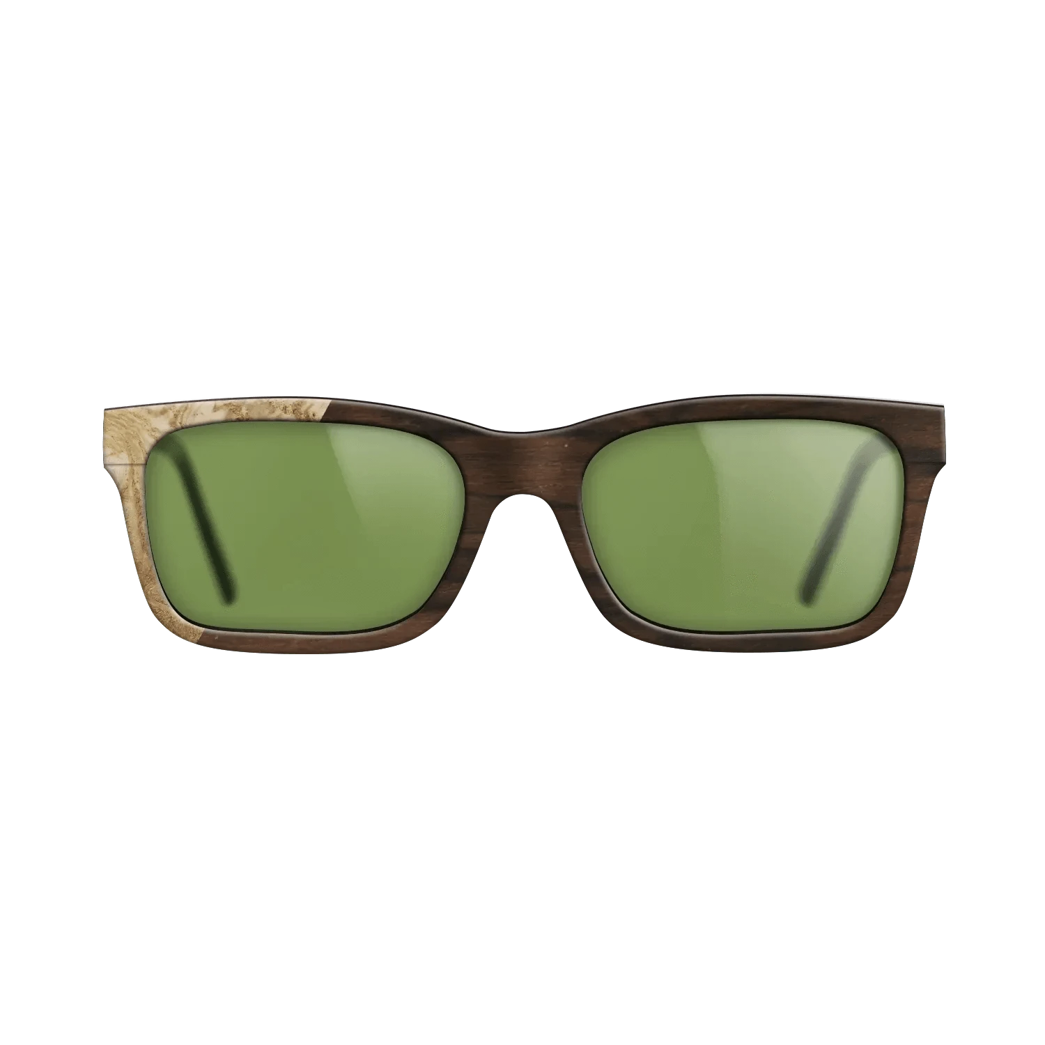 Ziricote Dark Quartered,Olive Burl: Binary - The Sage - Rectangle - SIRIS wood optic