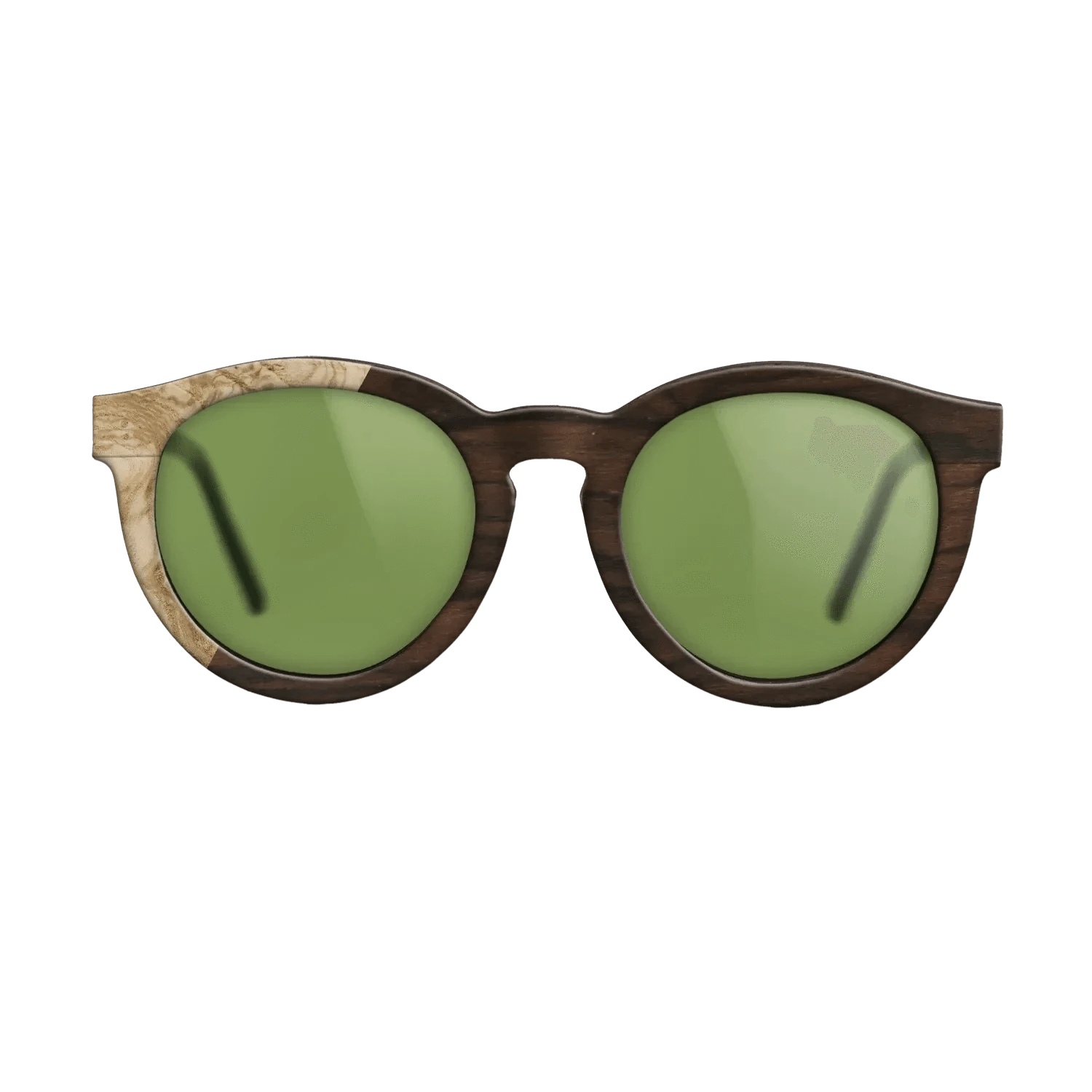 Ziricote Dark Quartered,Olive Burl: Binary - The Rebel - Round - SIRIS wood optic