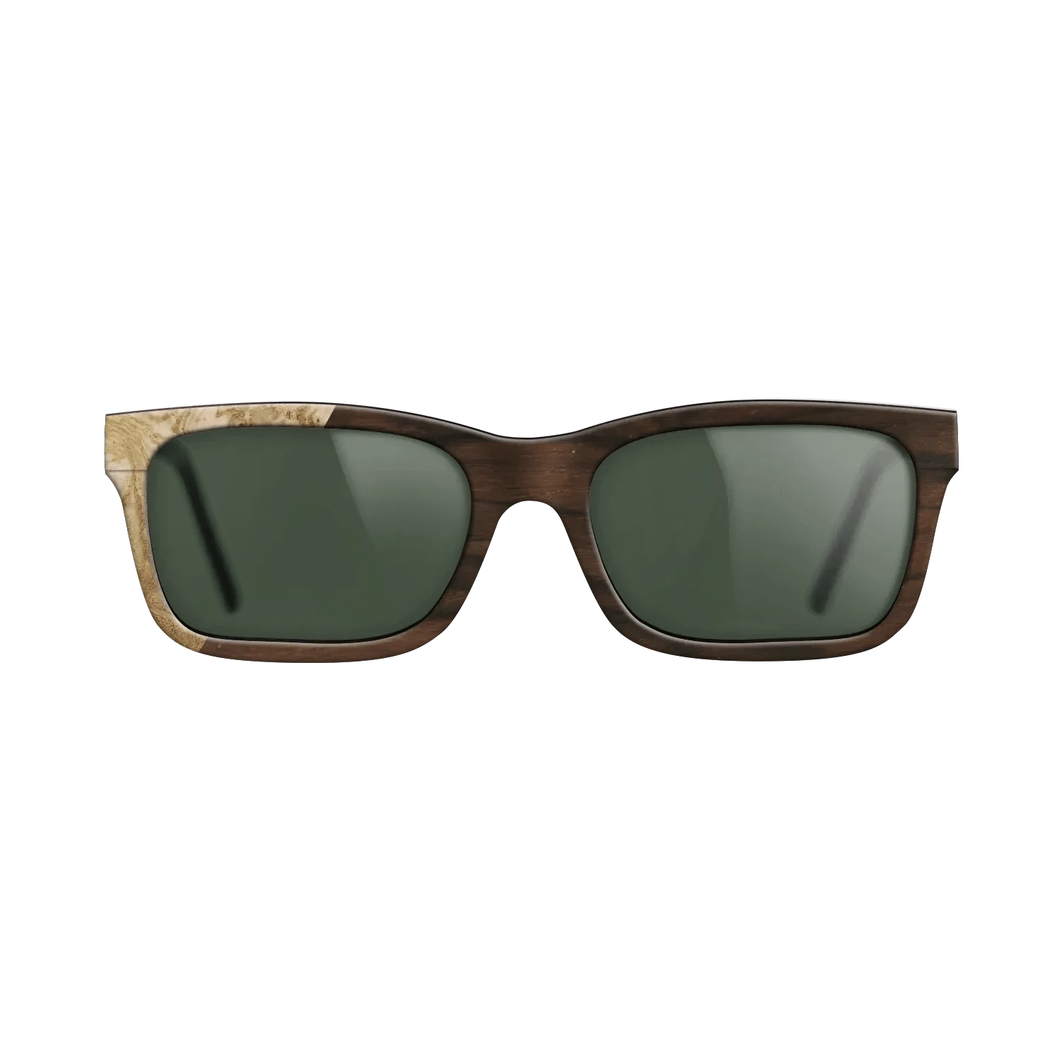 Ziricote Dark Quartered,Olive Burl: Binary - The Sage - Rectangle - SIRIS wood optic