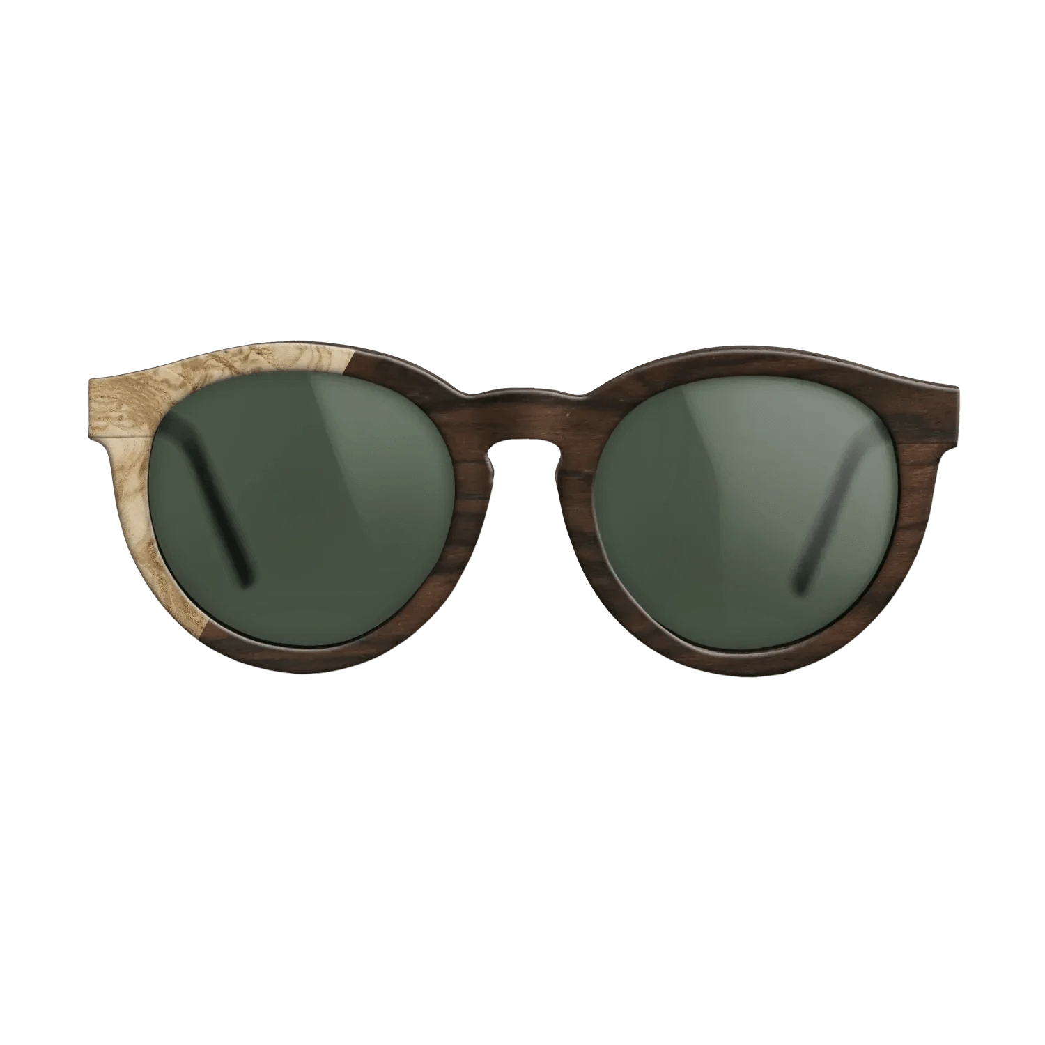 Ziricote Dark Quartered,Olive Burl: Binary - The Rebel - Round - SIRIS wood optic