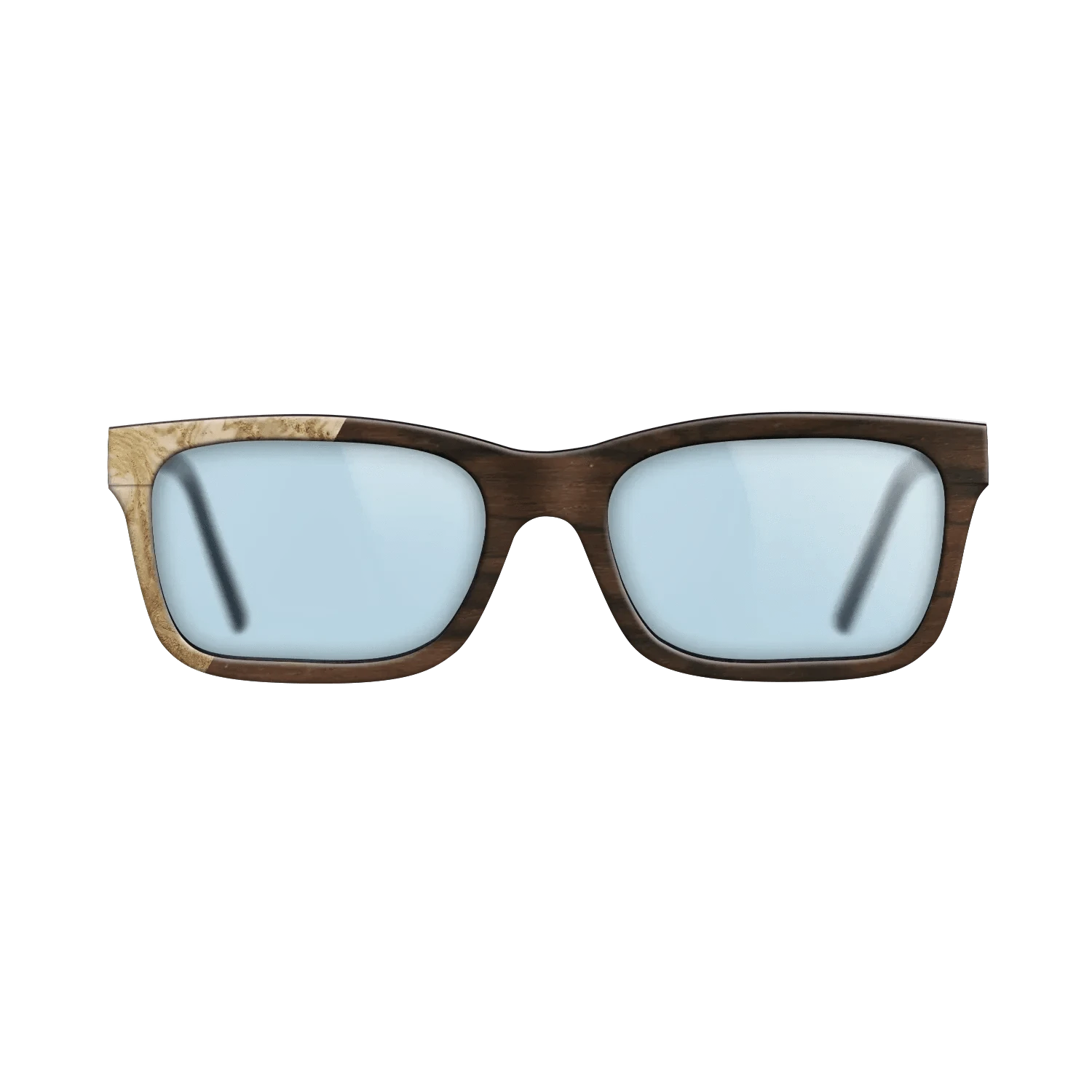 Ziricote Dark Quartered,Olive Burl: Binary - The Sage - Rectangle - SIRIS wood optic