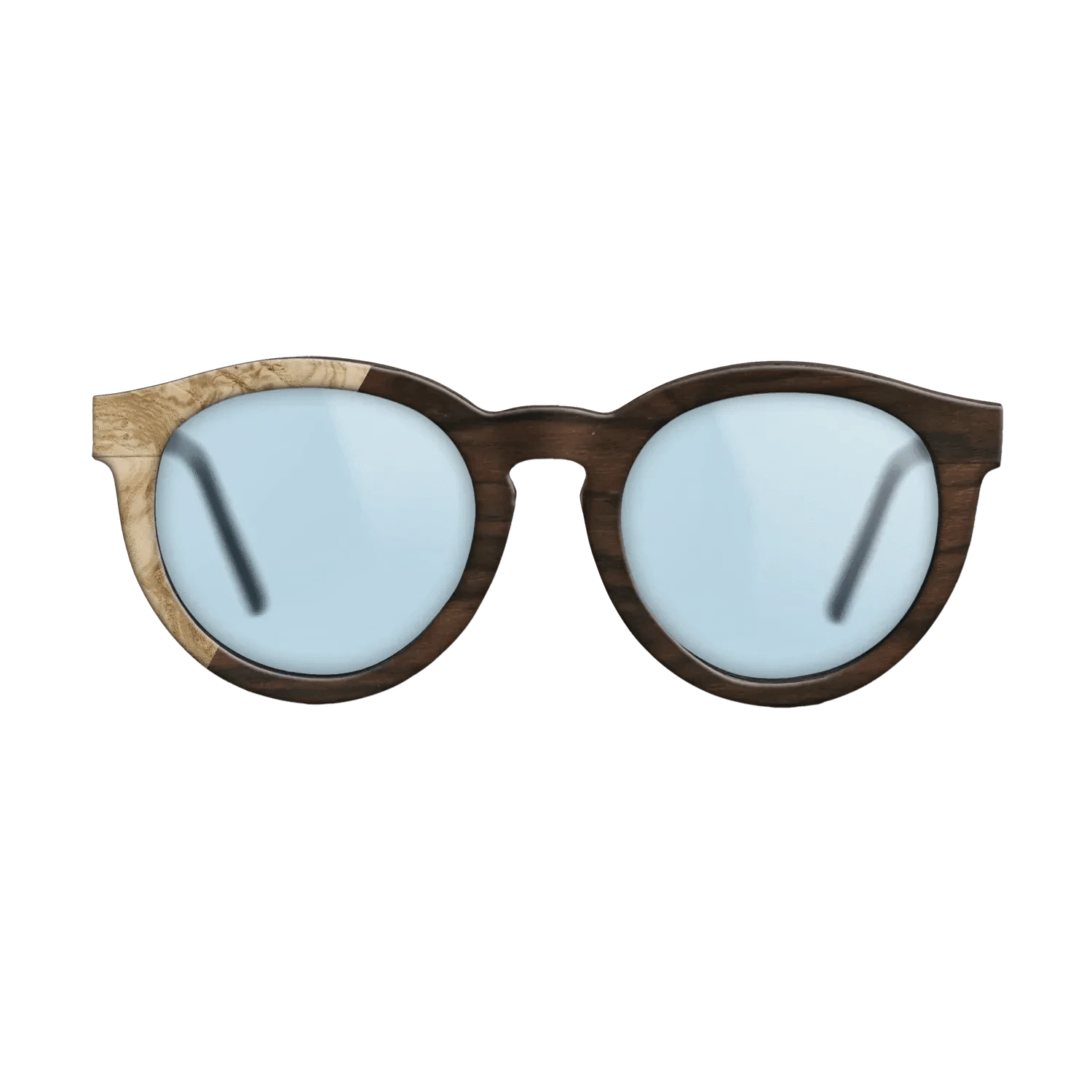 Ziricote Dark Quartered,Olive Burl: Binary - The Rebel - Round - SIRIS wood optic