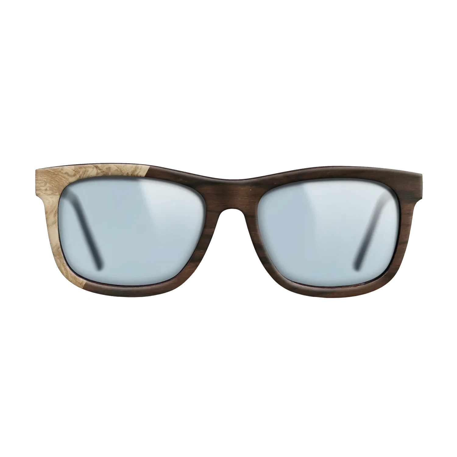 Ziricote Dark Quartered,Olive Burl: Binary - The Hero - Square - SIRIS wood optic